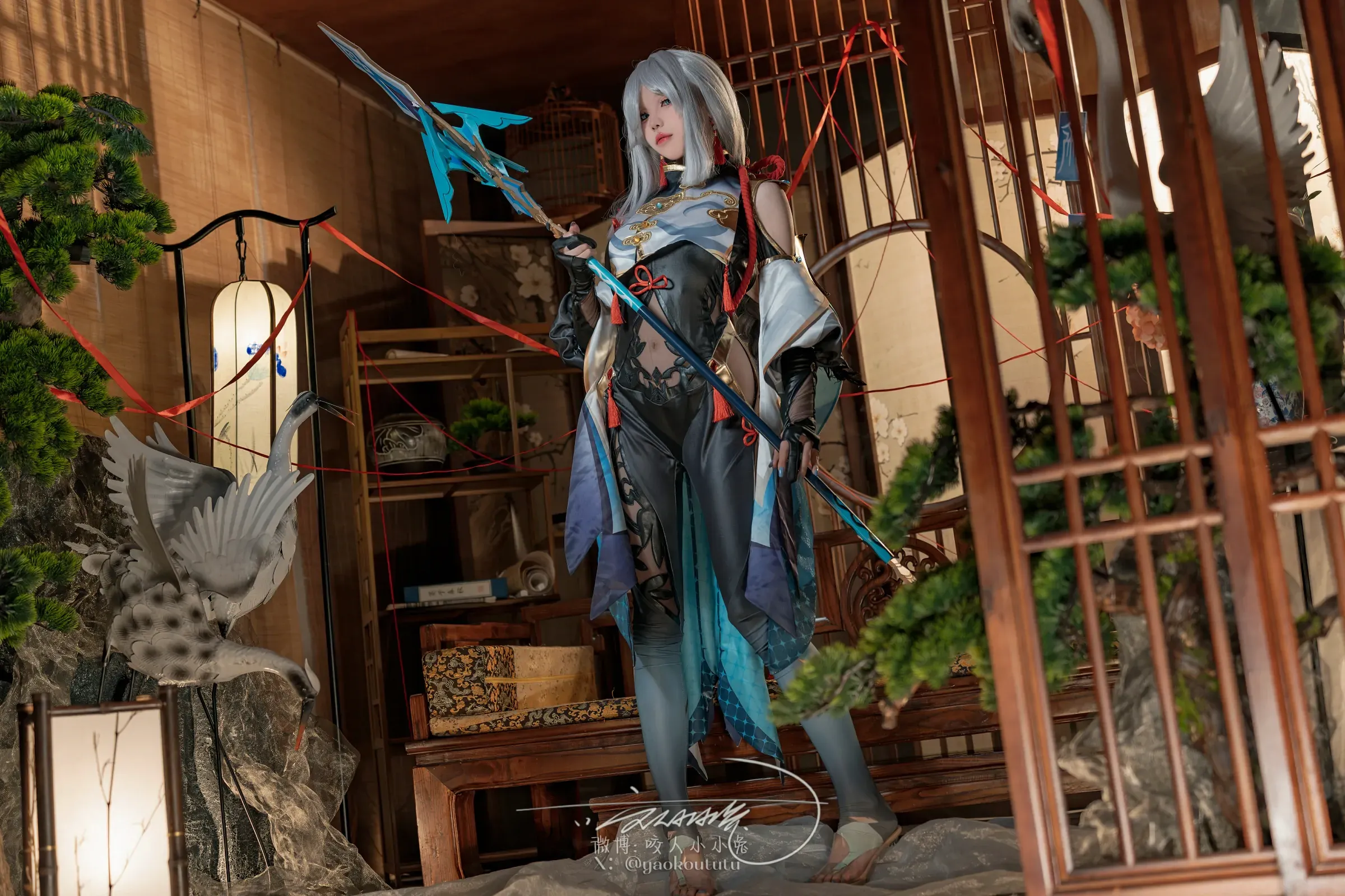 咬一口兔娘 – 原神 申鹤 [73P]插图