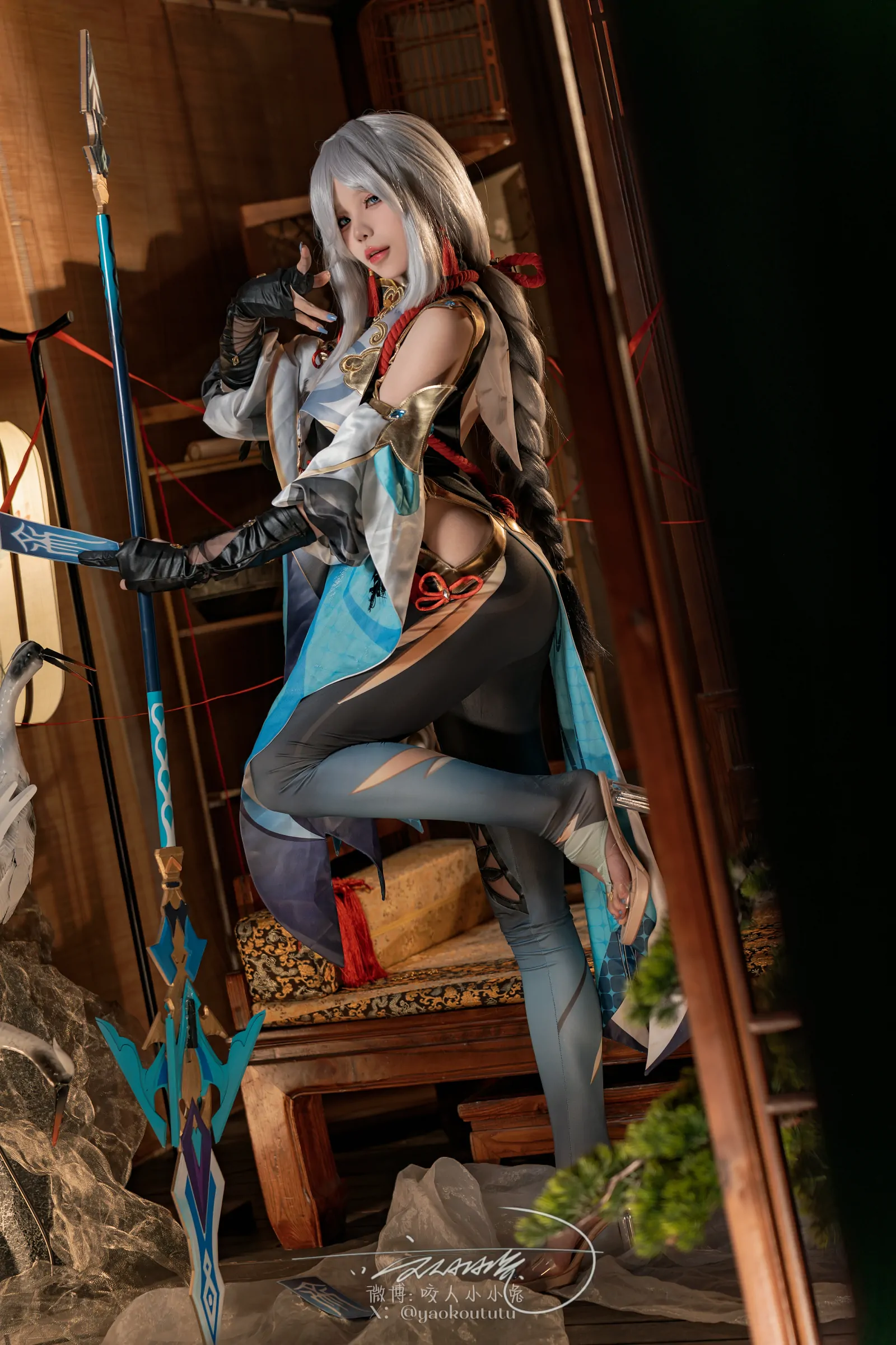 咬一口兔娘 – 原神 申鹤 [73P]插图6