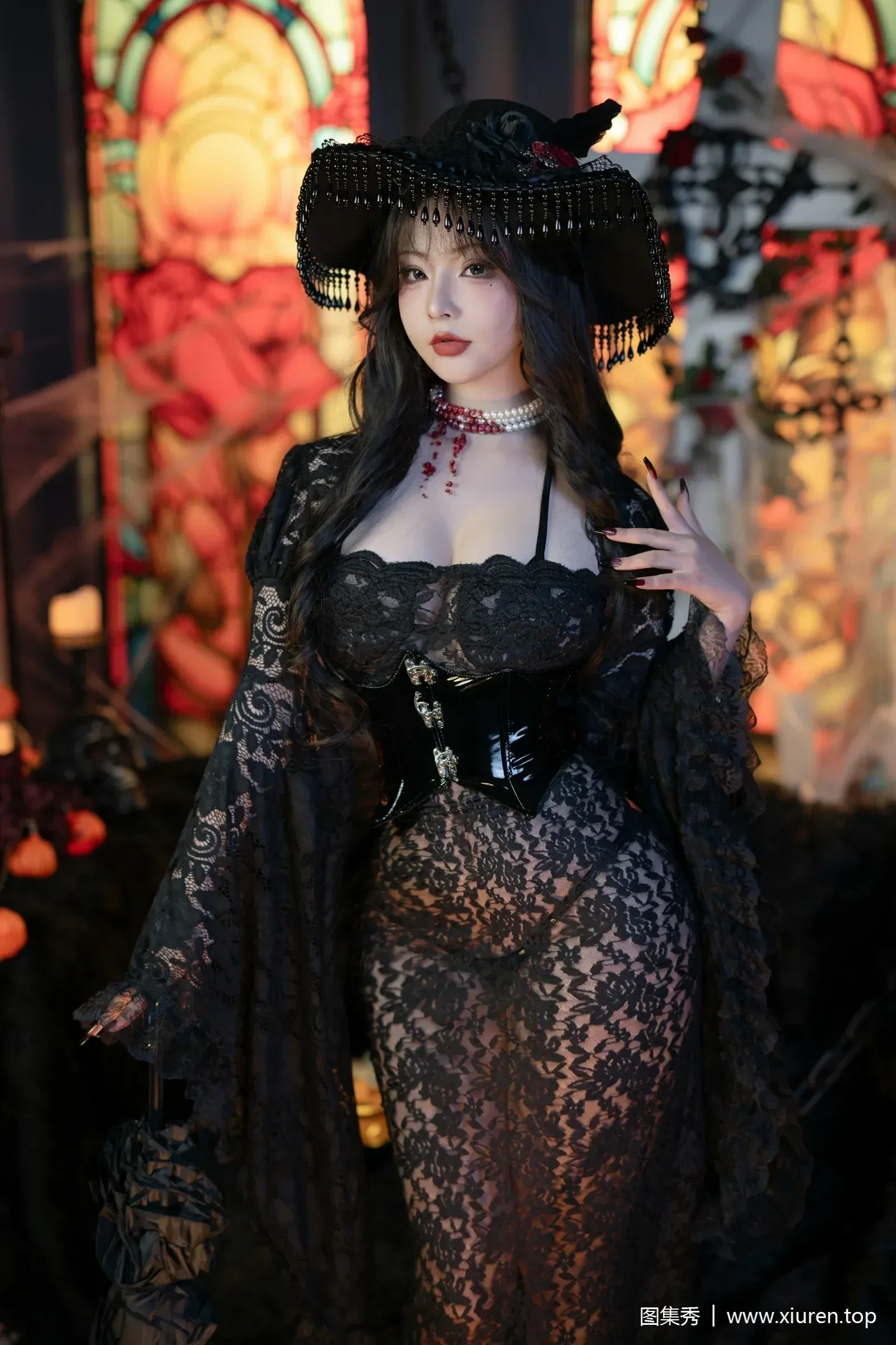 yuuhui玉汇 – 万圣节特辑 – 魔女狂欢夜 [132P]插图3