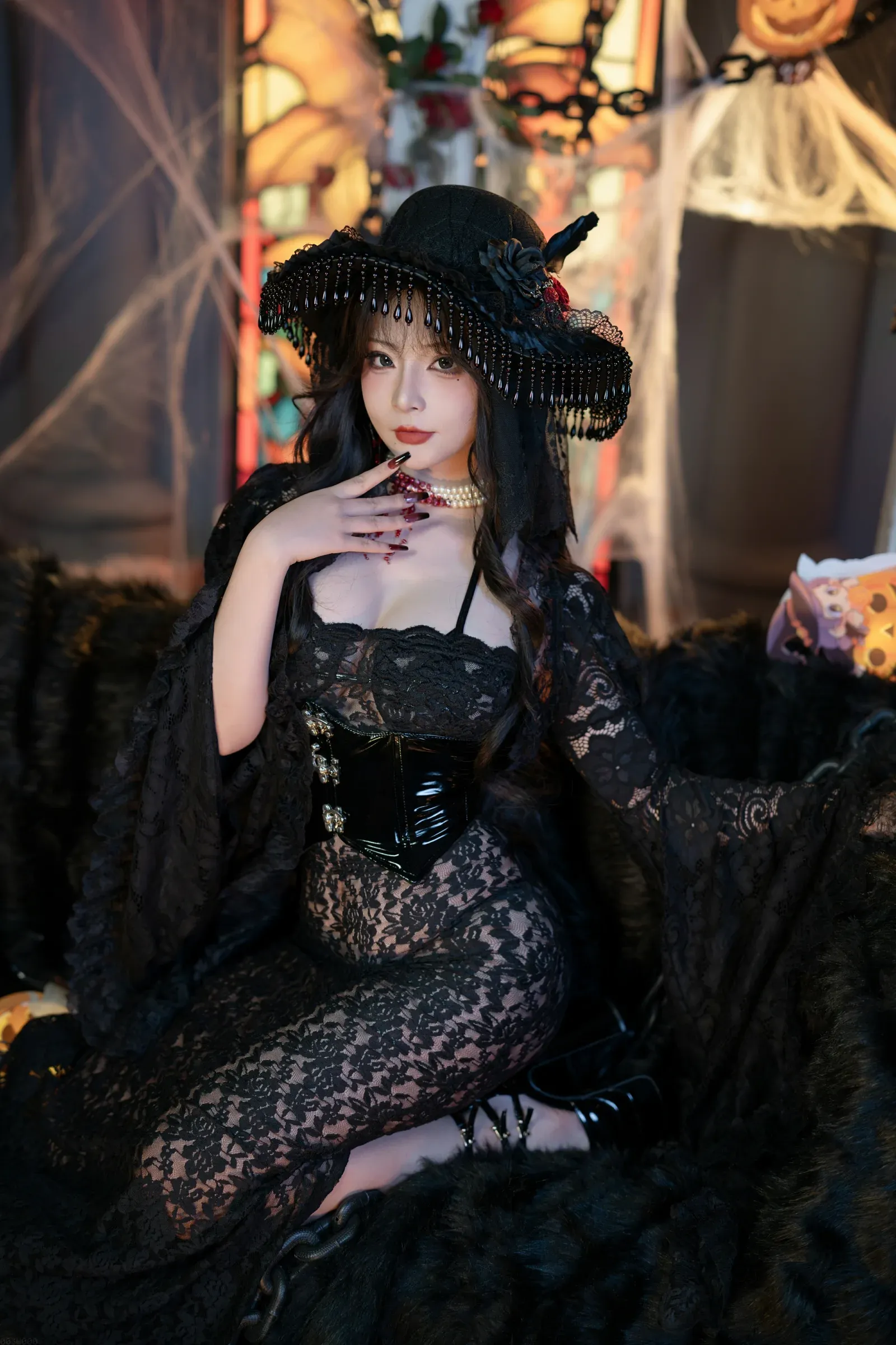 yuuhui玉汇 – 万圣节特辑 – 魔女狂欢夜 [132P]插图8