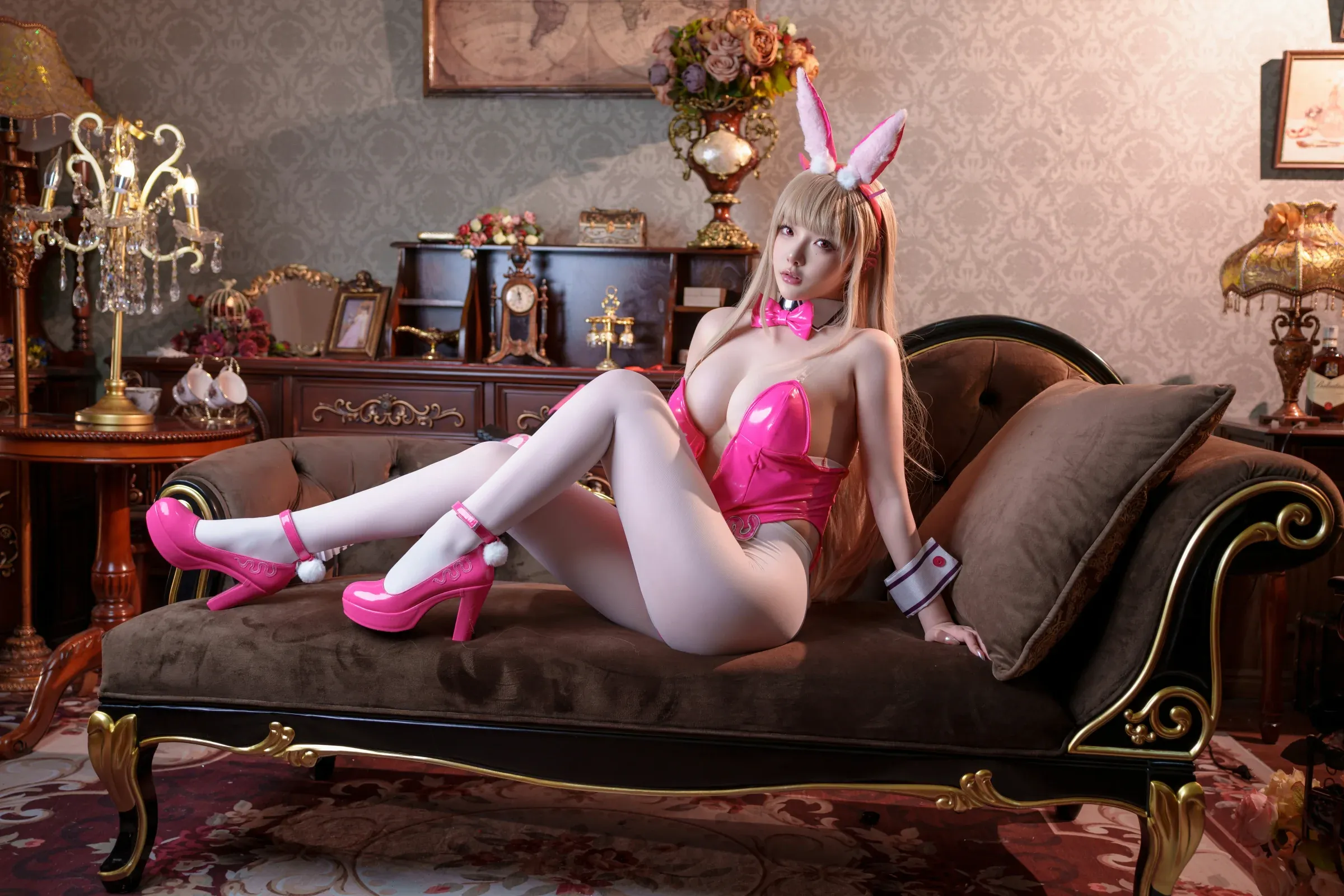 雯妹不讲道理 – Nikke 毒蛇 兔女郎 [37P]插图1