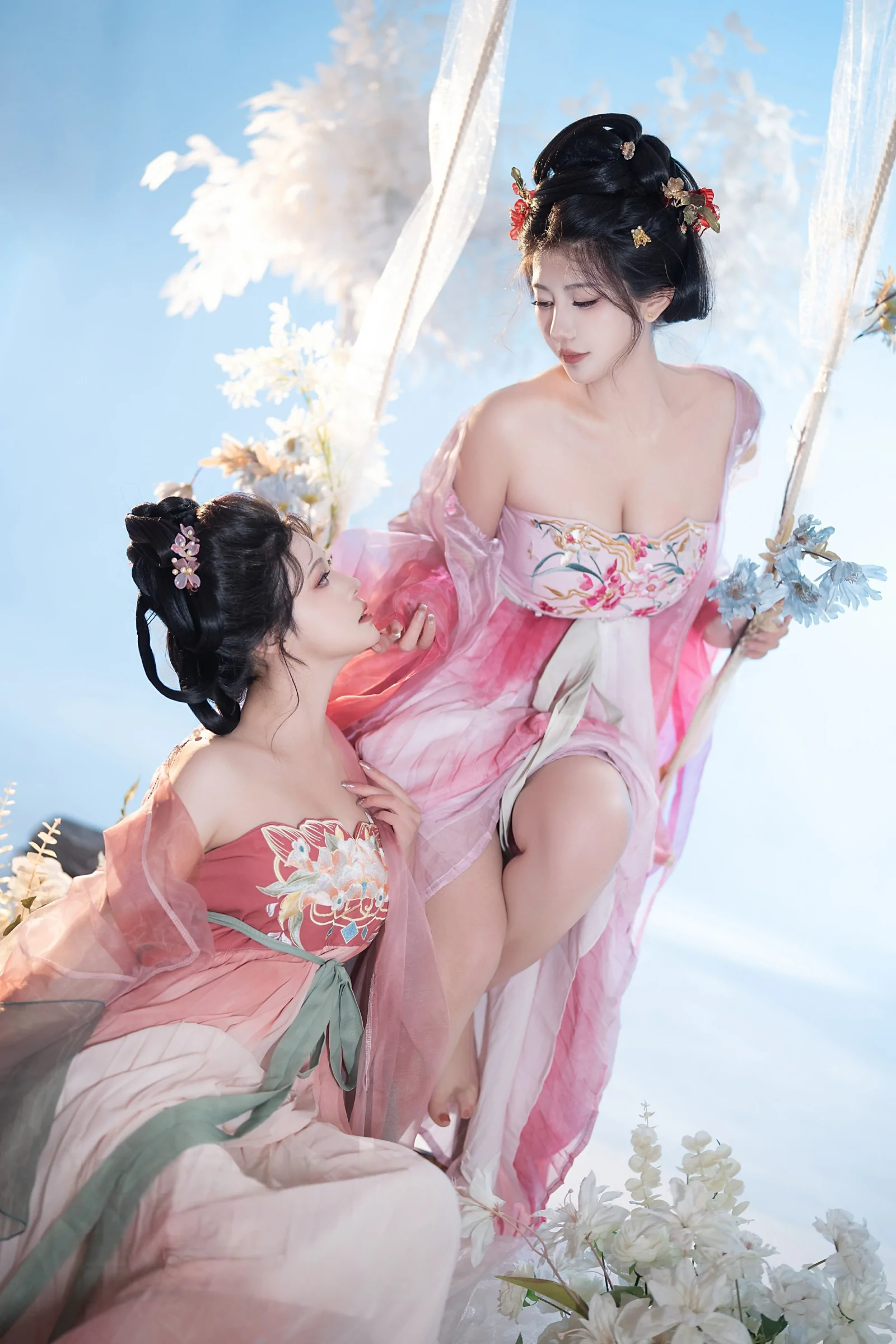 Natsuko夏夏子&星澜 – 瑶池洗凝脂 [77P]插图1