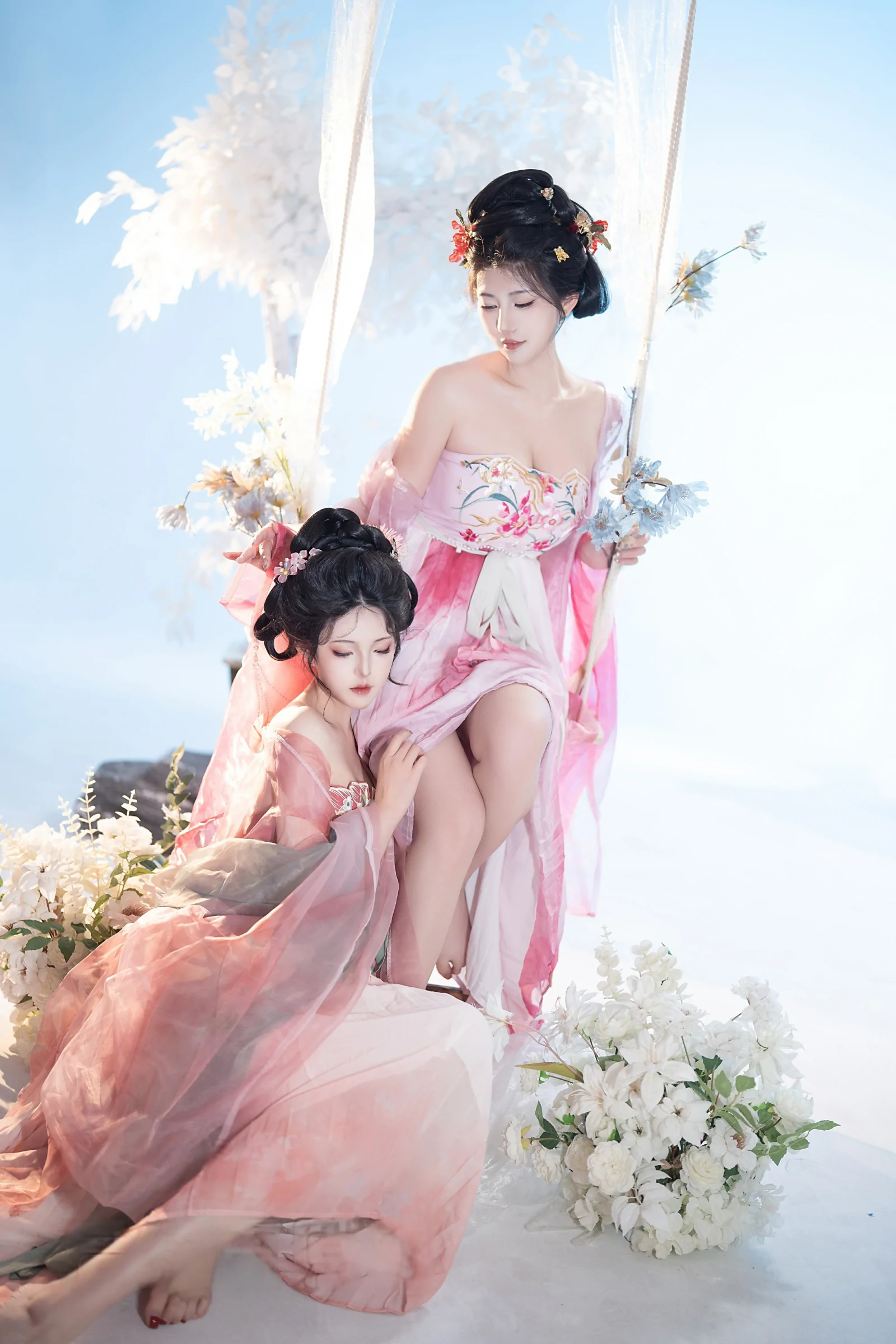 Natsuko夏夏子&星澜 – 瑶池洗凝脂 [77P]插图4