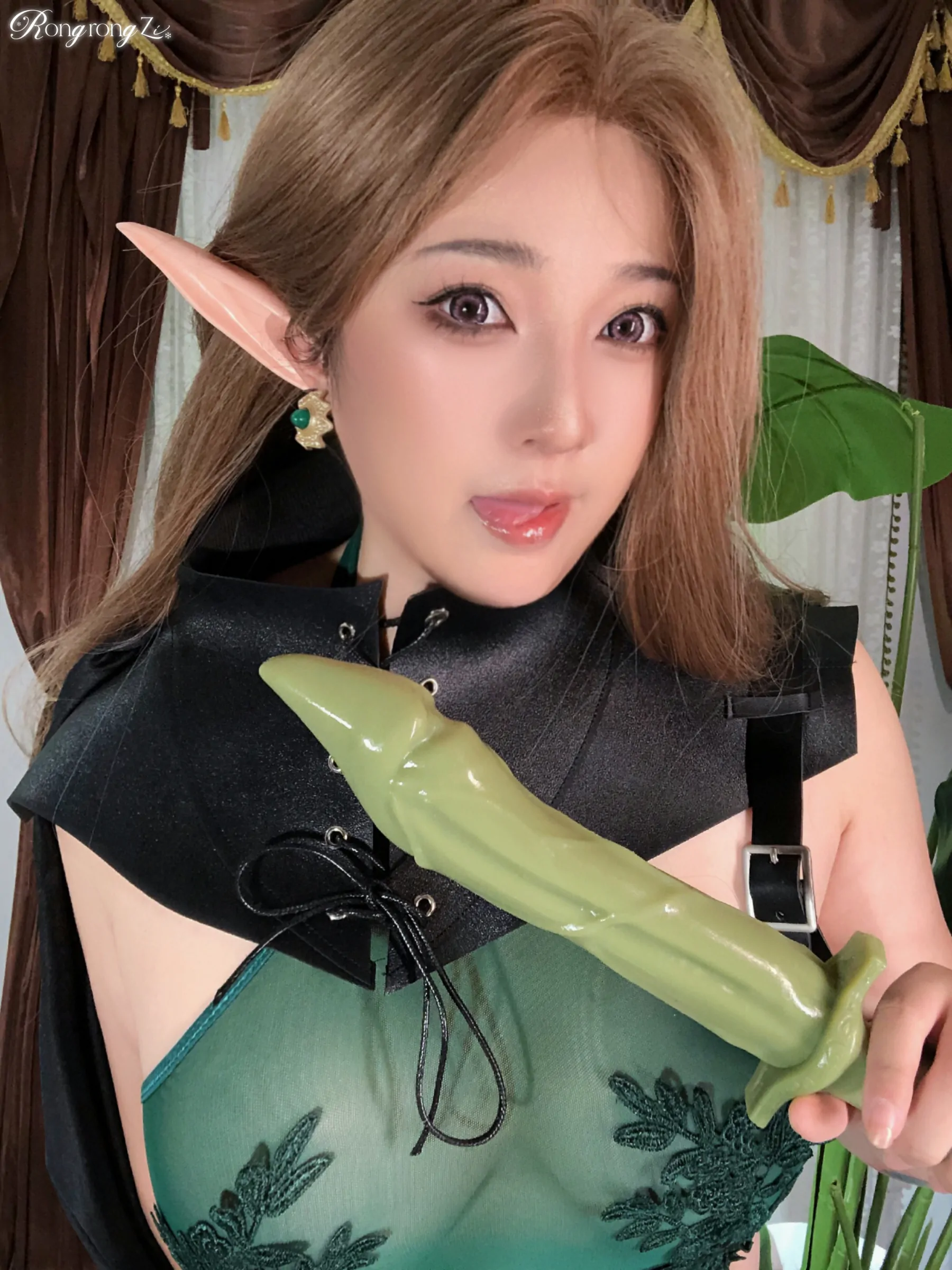 小容仔咕咕咕w – 精灵女战士 [28P]插图3