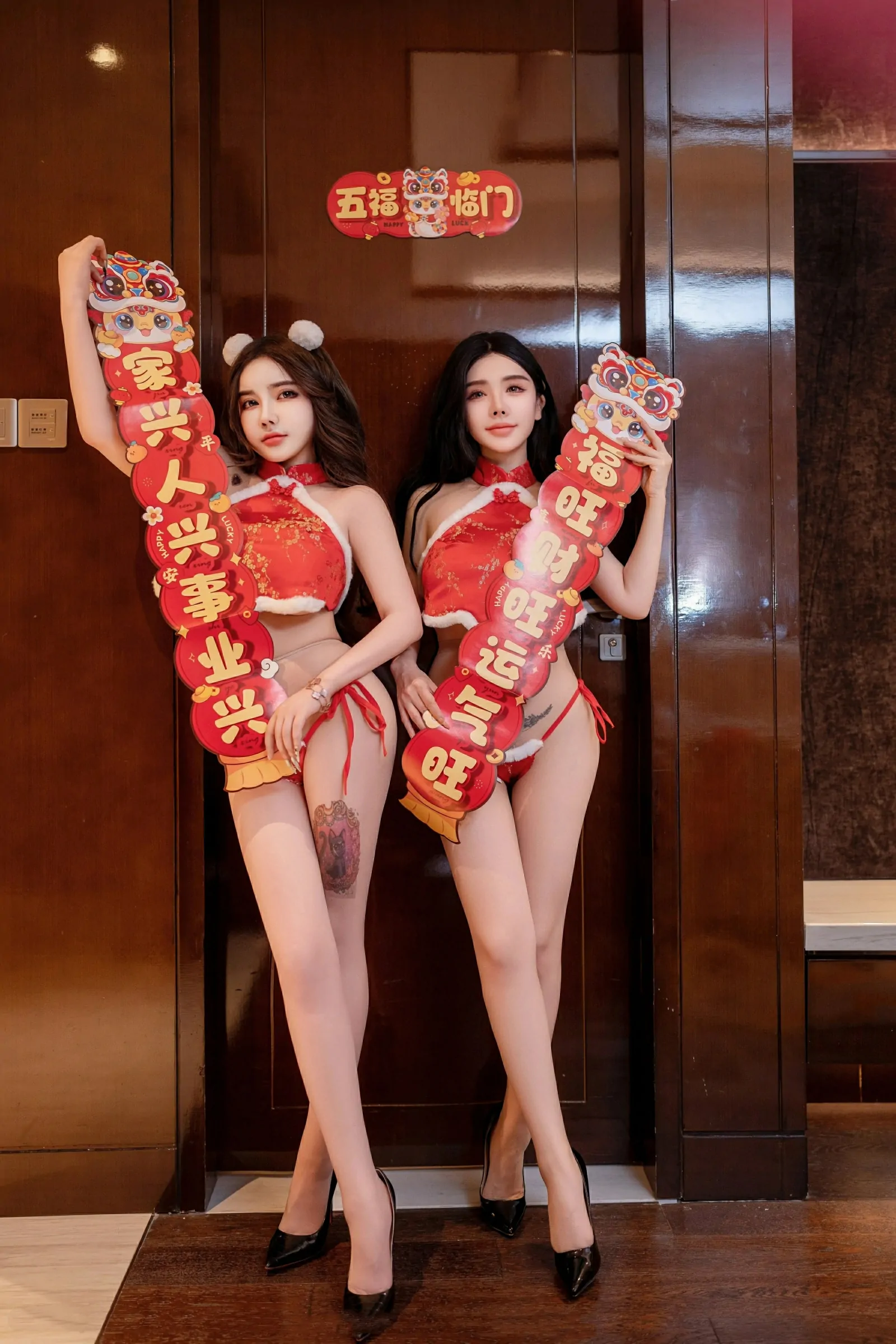 星颜社 VOL.304 潘思沁&温心怡 模特合集 [80P]插图1