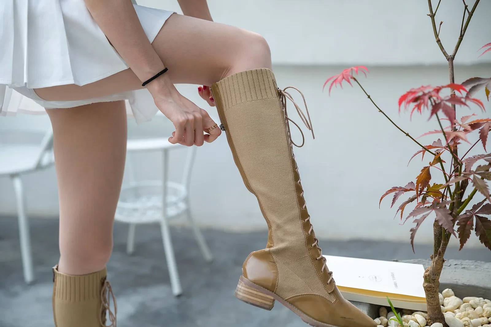 Sia不吃鱼 – 纯白超短裙 [117P]插图9