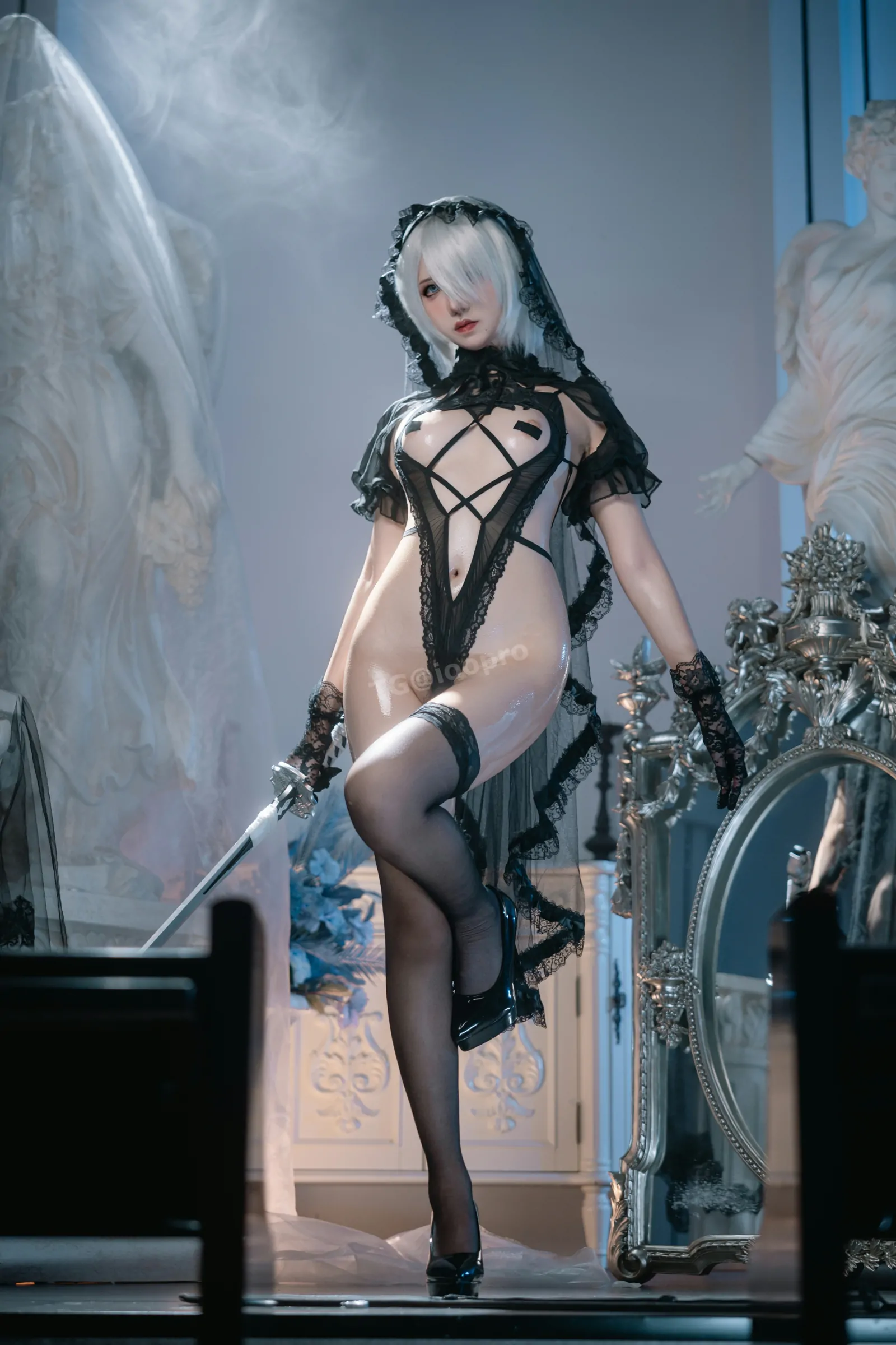 阿薰kaOri – 2B黑花嫁 [93P]插图