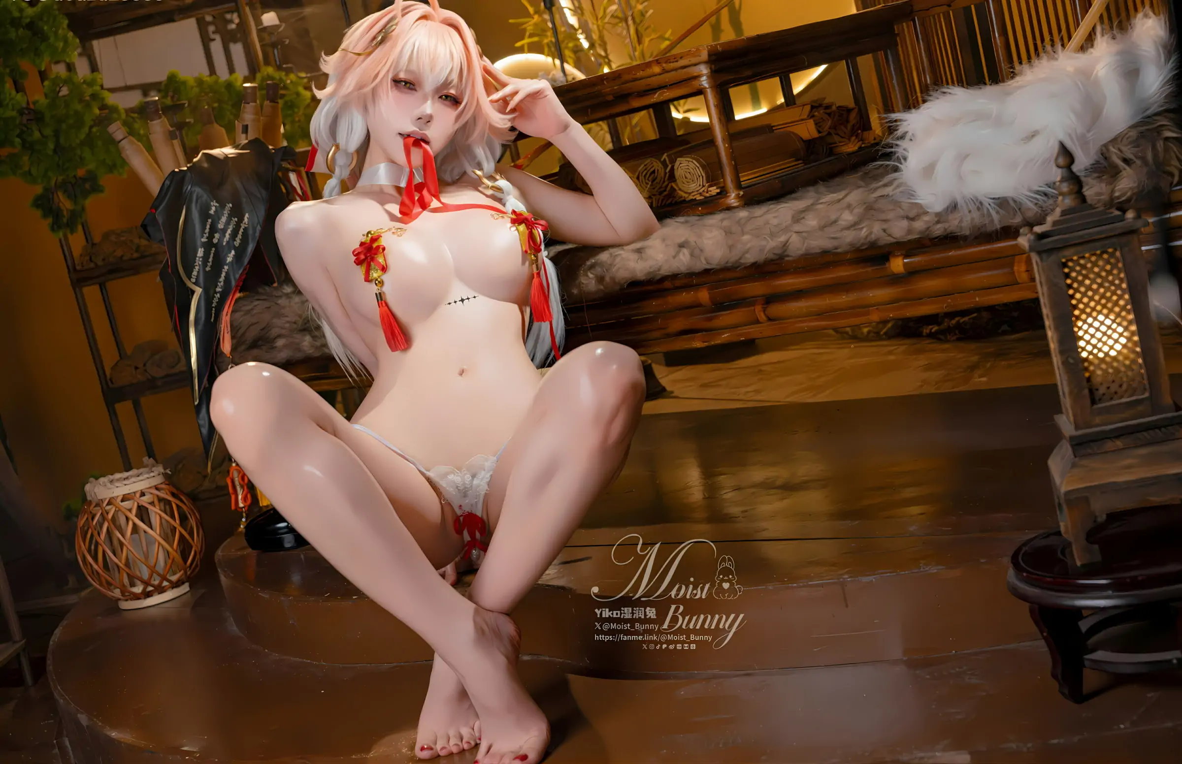 Yiko湿润兔 – 25.06月作品 炽羽策阵星 长离 [110P]插图7