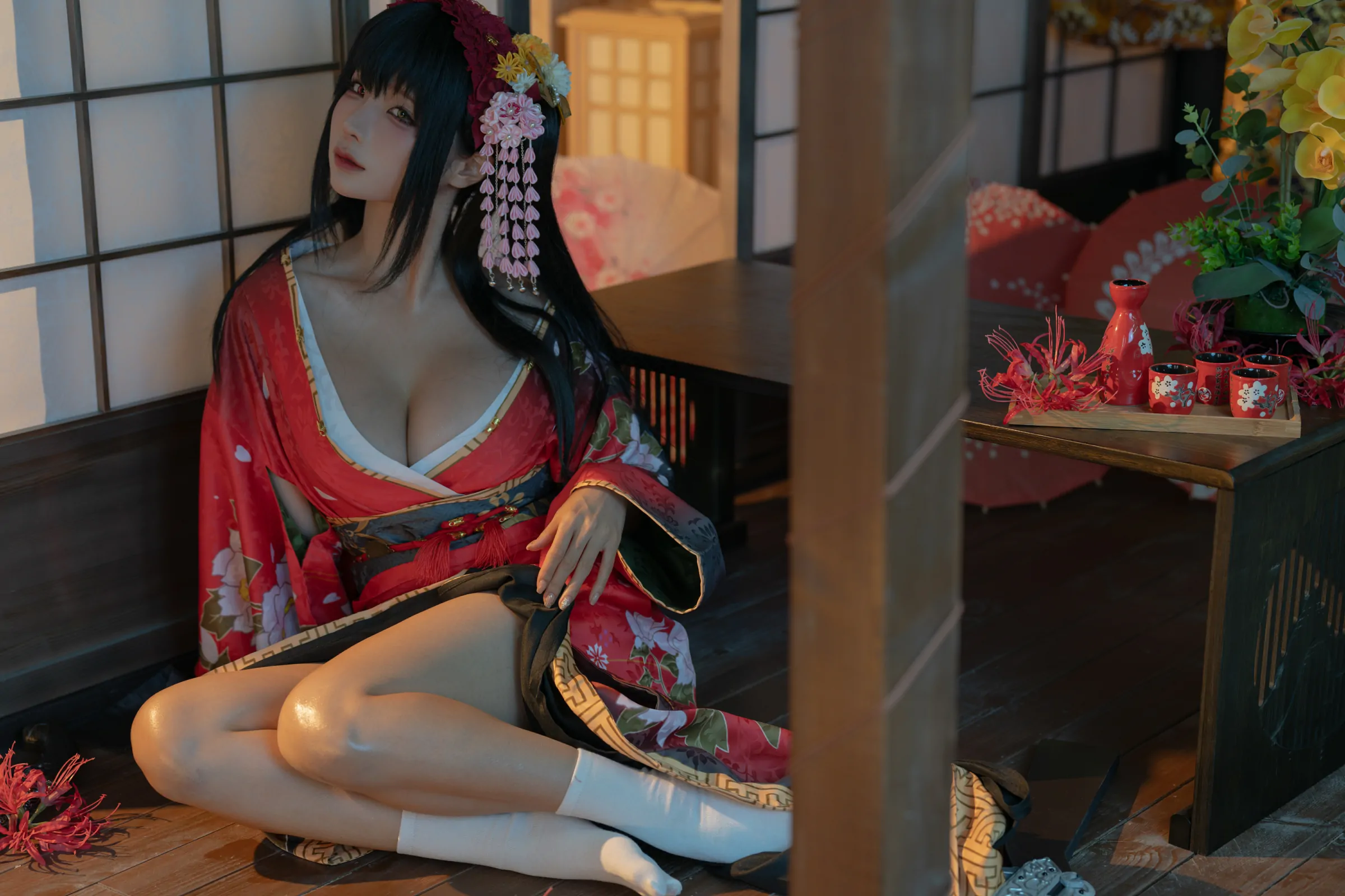 蠢沫沫 – 和服束缚 [132P]插图3