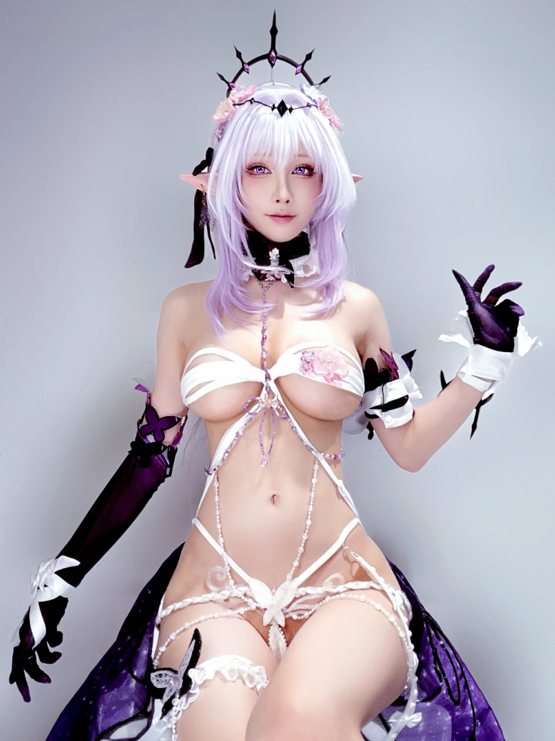 水淼aqua – 六月自拍（遐蝶、卡提西娅）[45P]插图3