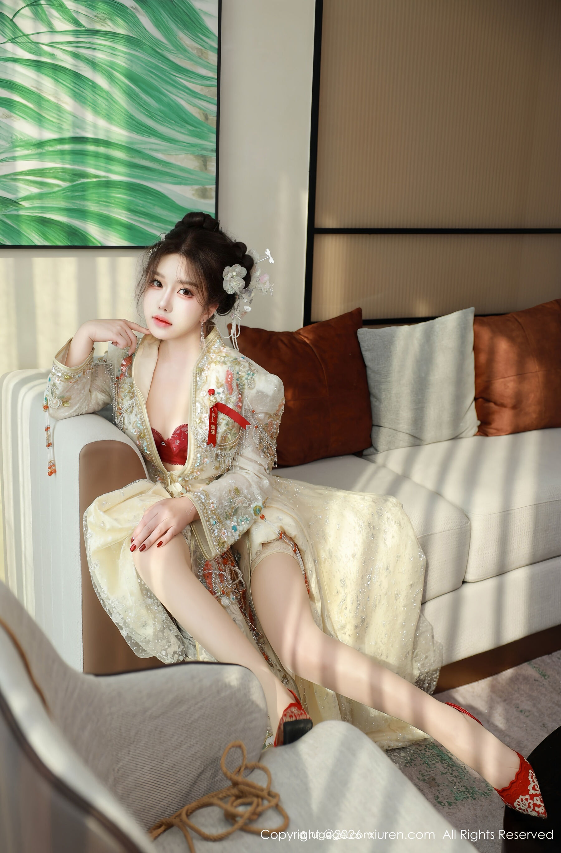 ♈ 秀人网美女写真 小薯条nienie Vol.11220 【56P】【丽人丝语】