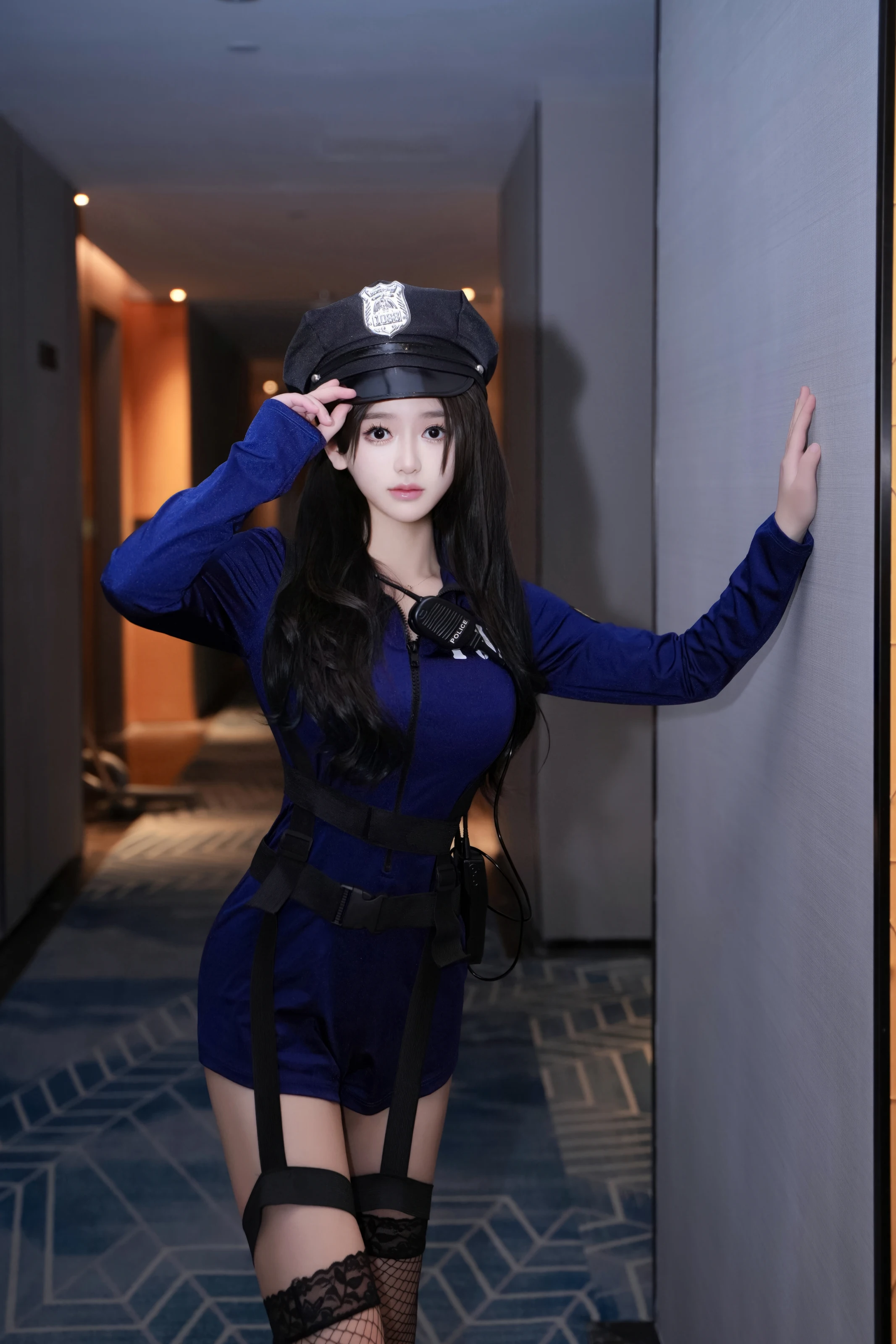 XiuRen 内购版 No.8066 奶茶味的包子 保安制服 [76P]插图6