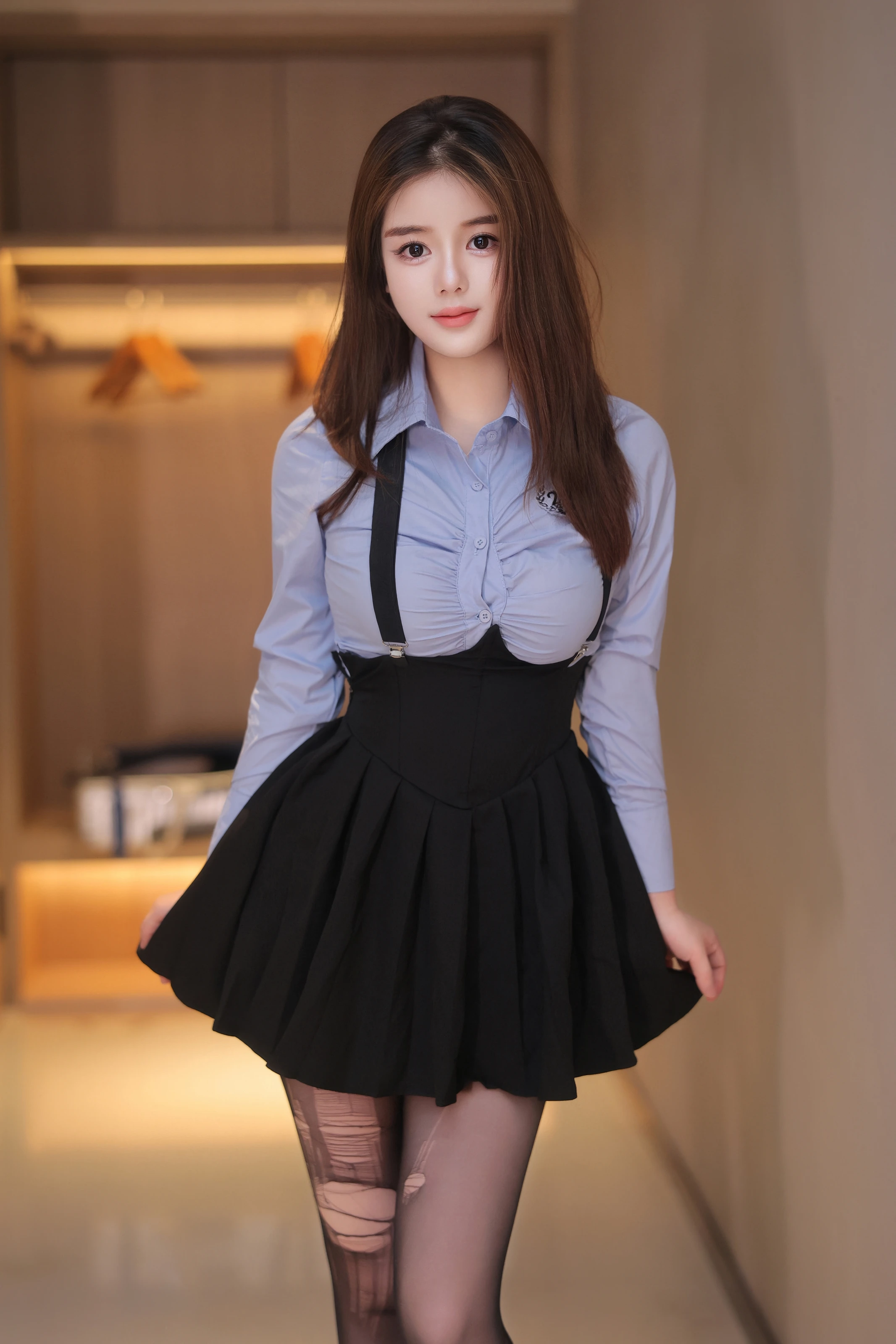 XiuRen 内购版 No.8666 白乐乐 蓝色上衣 [94P]插图1