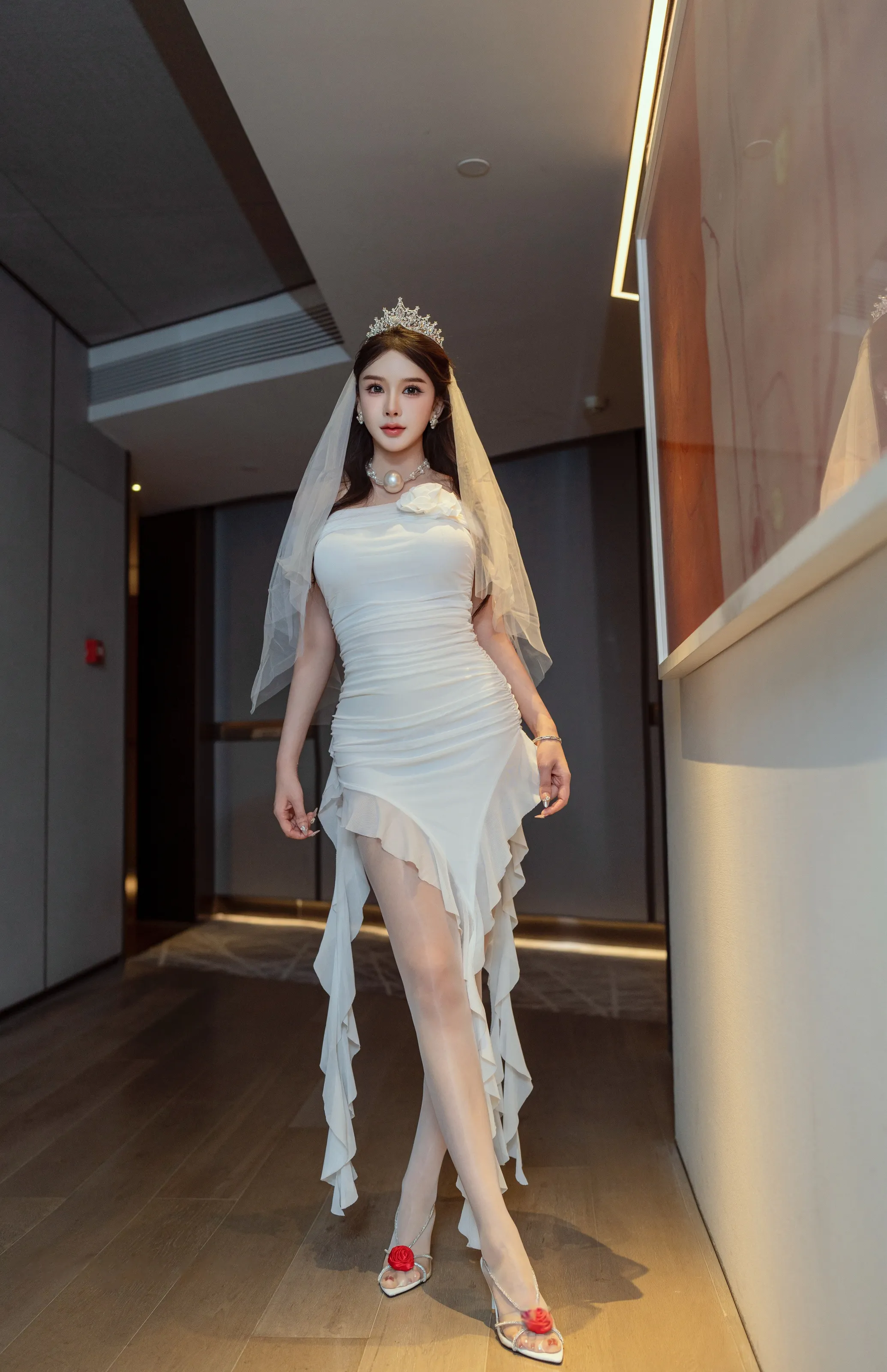 XINGYAN VOL.388 内购版 李丽莎 闺蜜婚纱 [91P]插图4