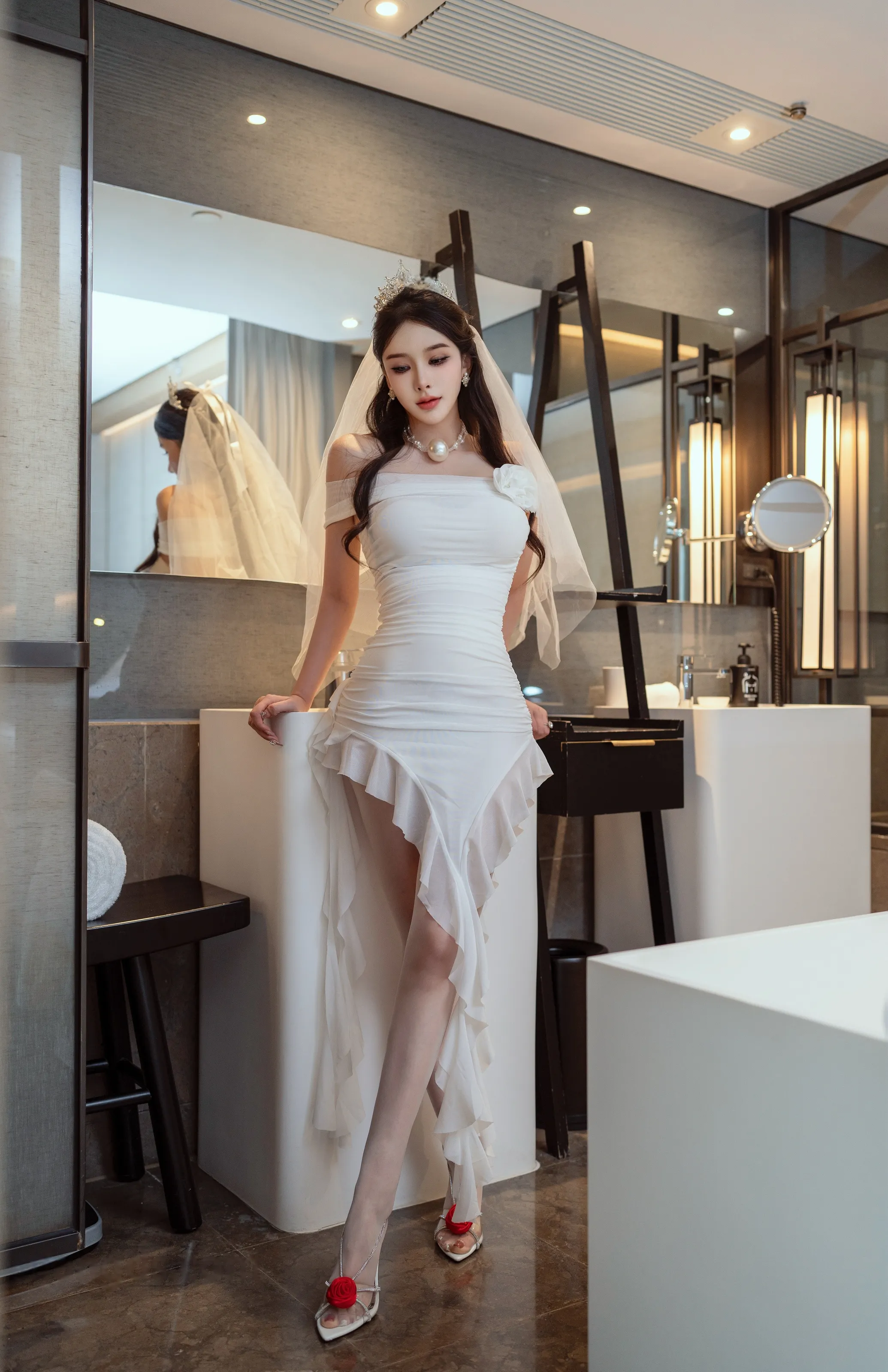 XINGYAN VOL.388 内购版 李丽莎 闺蜜婚纱 [91P]插图6