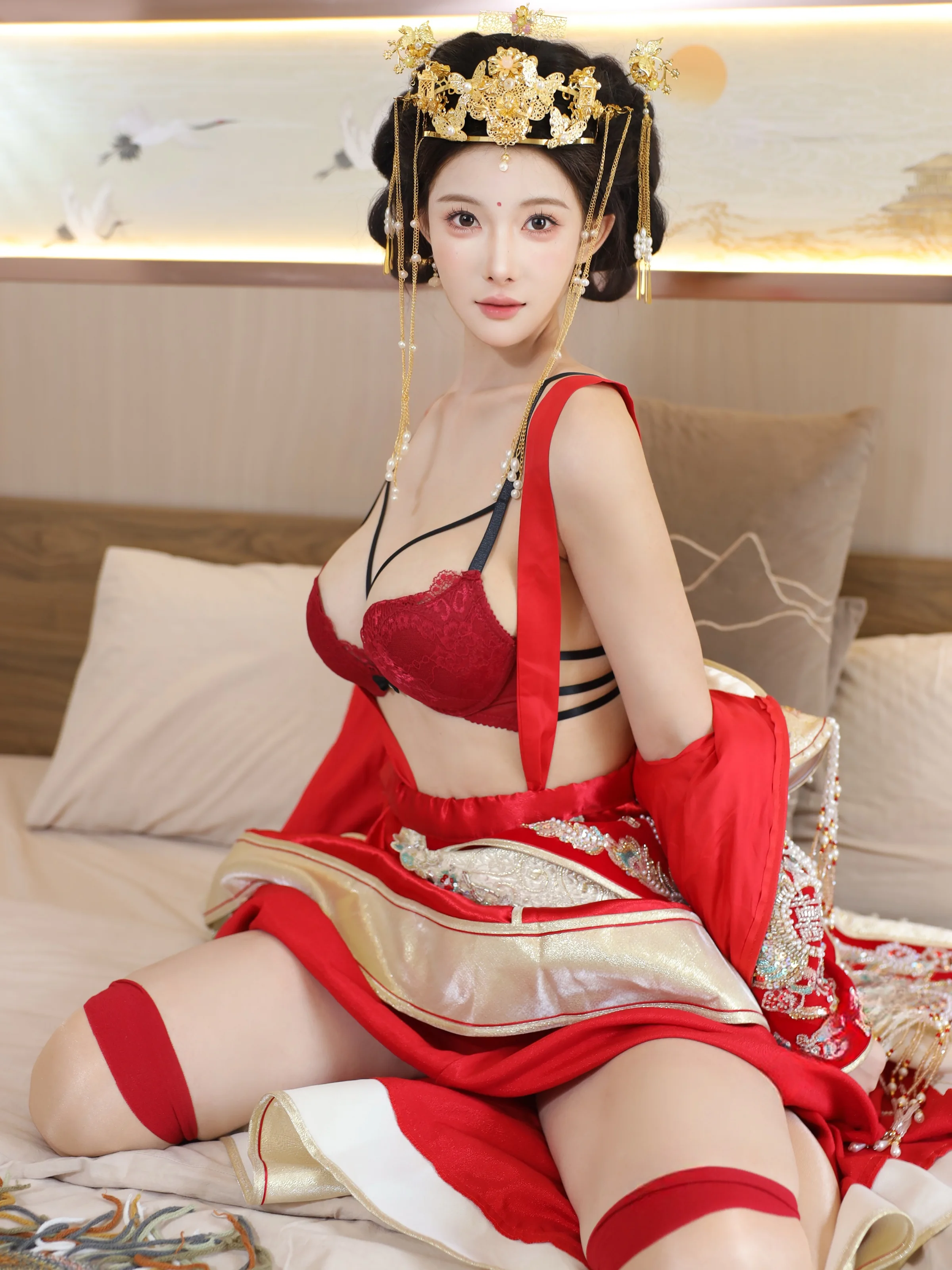 XiuRen 内购版 No.10742 梨霜儿 新娘子 [91P]插图4