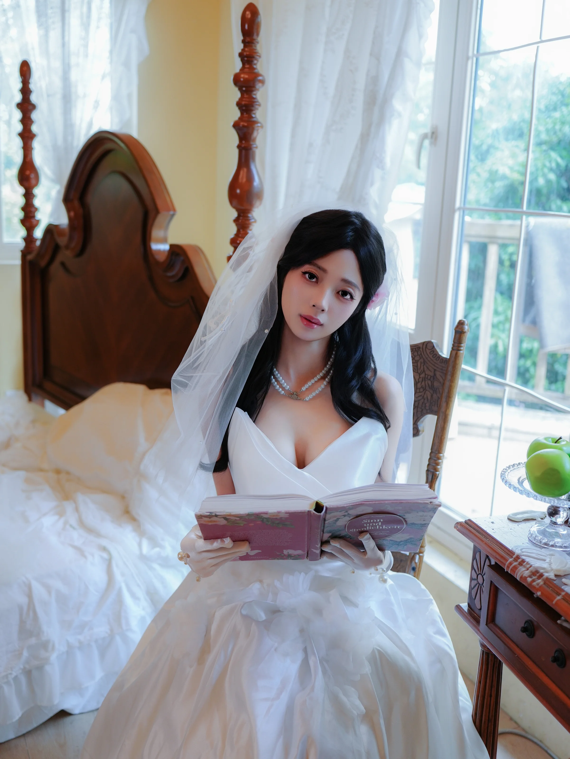 XiuRen 内购版 No.10769 朱朱 molly 新人作品 洁白婚纱 [77P]|图集秀