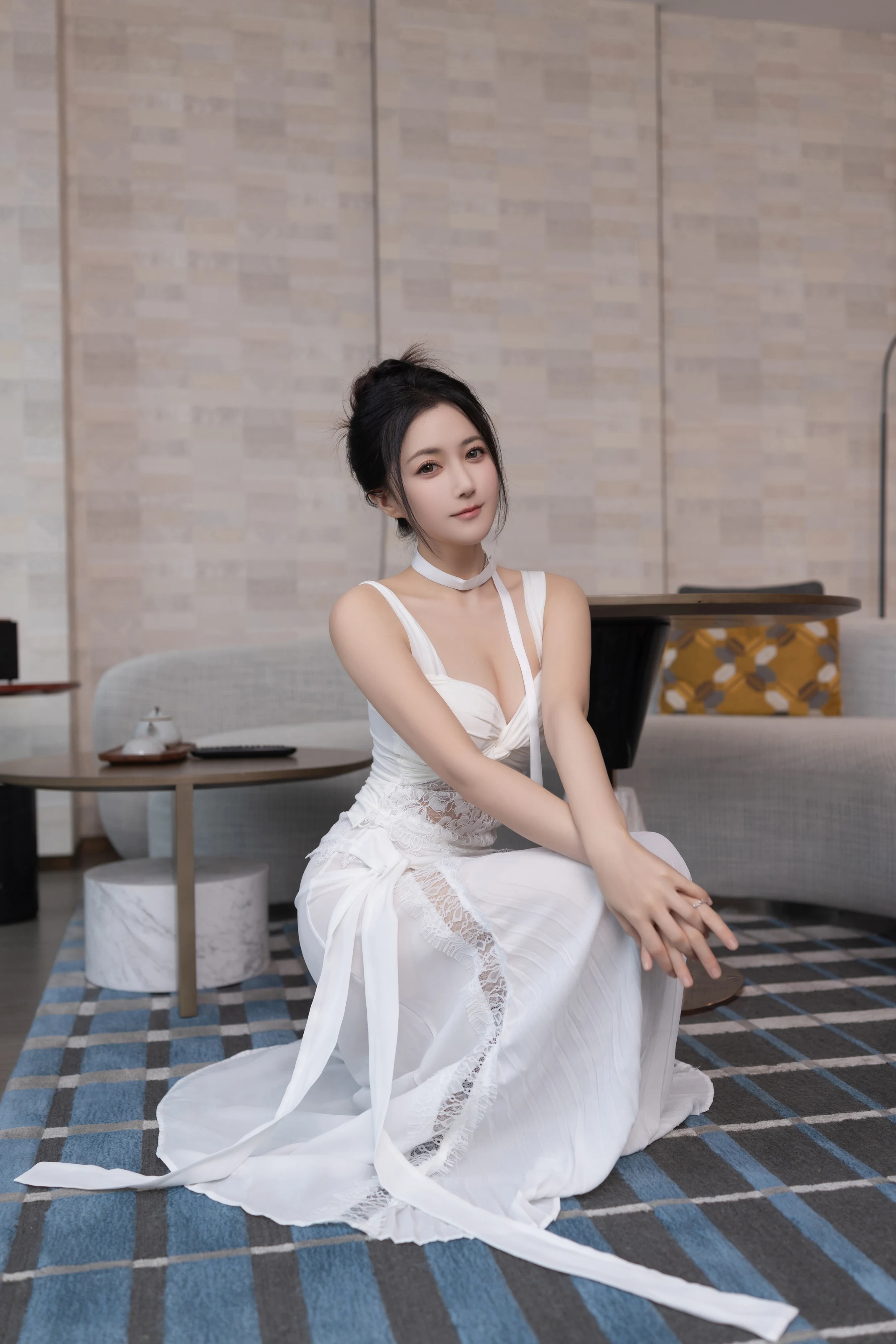 XiuRen 内购版 No.10911 鱼子酱Fish 白裙 [120P]插图6