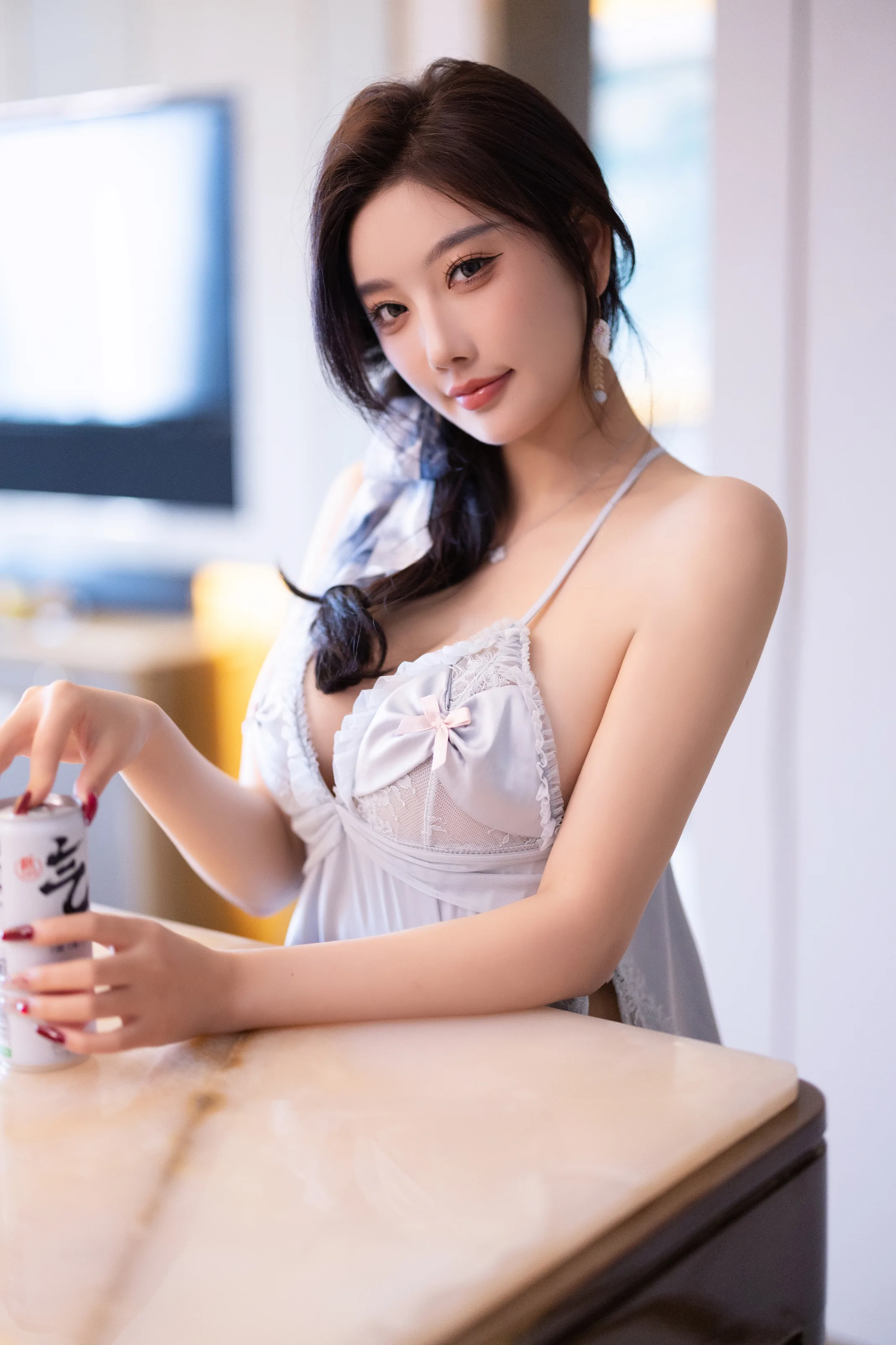 XiuRen 内购版 No.9249 杨晨晨 白色丝袜 [101P]插图4