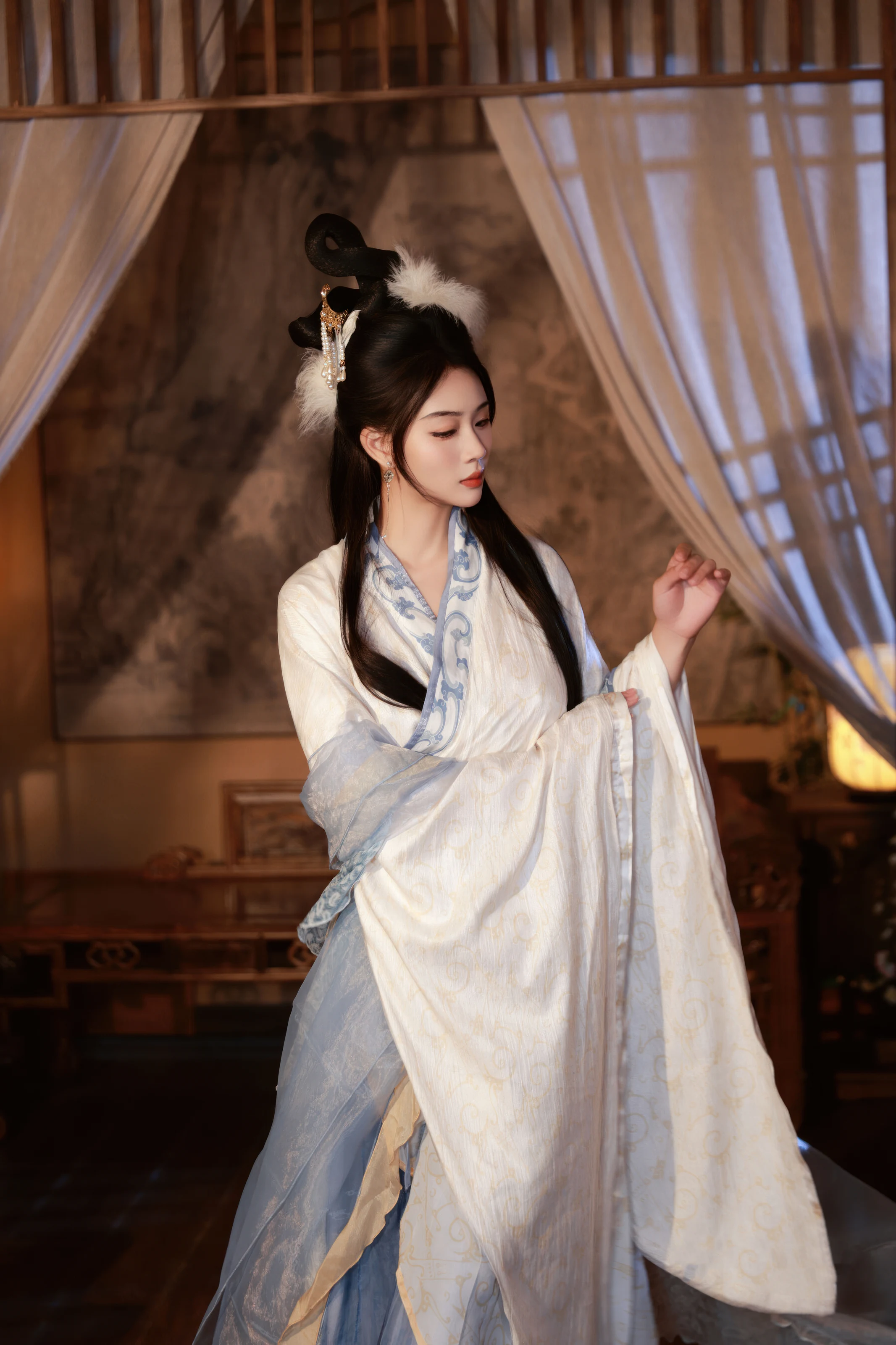 XiuRen 内购版 No. 10835 南乔 古风汉服·嫦娥 [114P]插图3