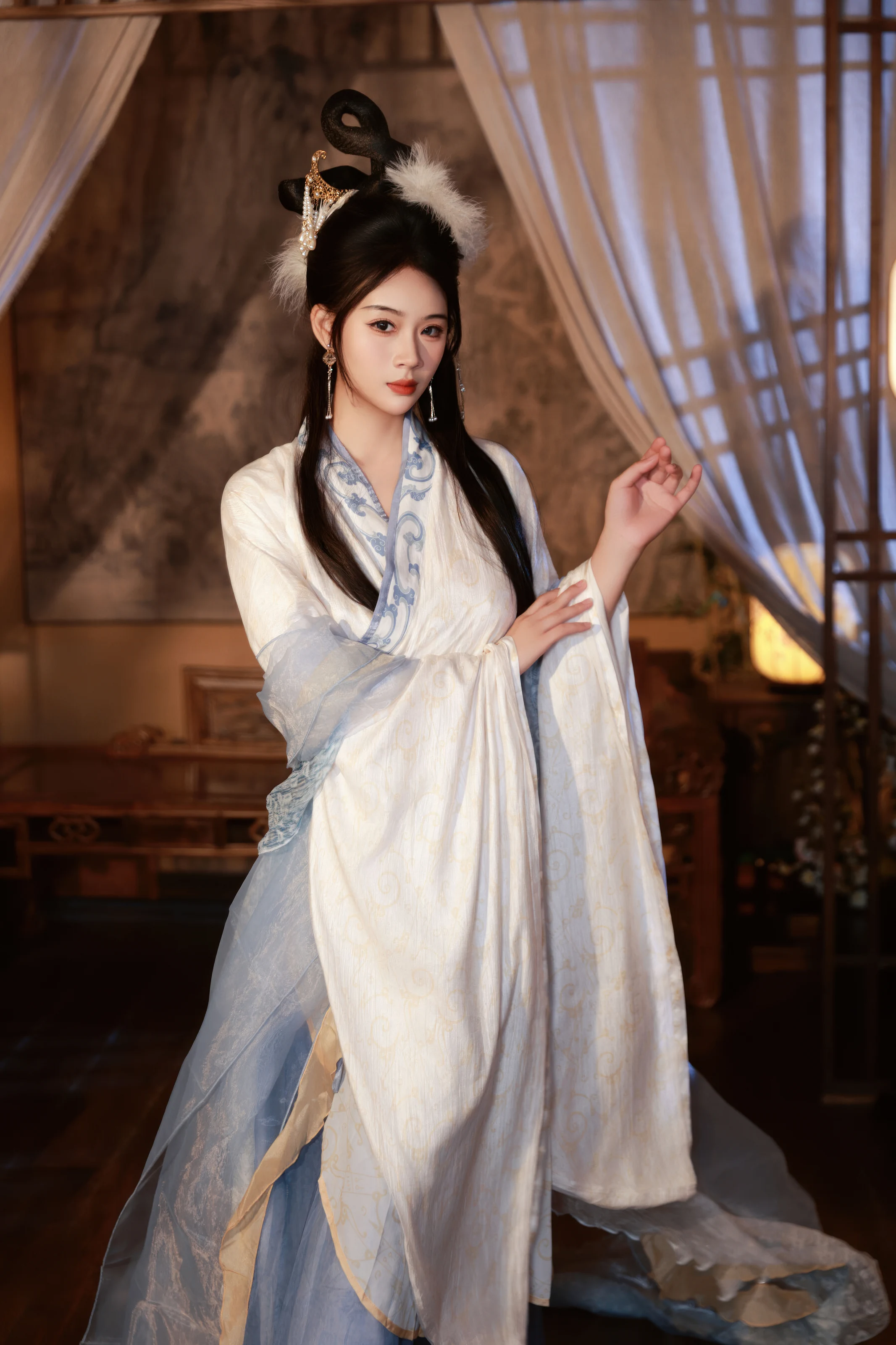 XiuRen 内购版 No. 10835 南乔 古风汉服·嫦娥 [114P]插图4