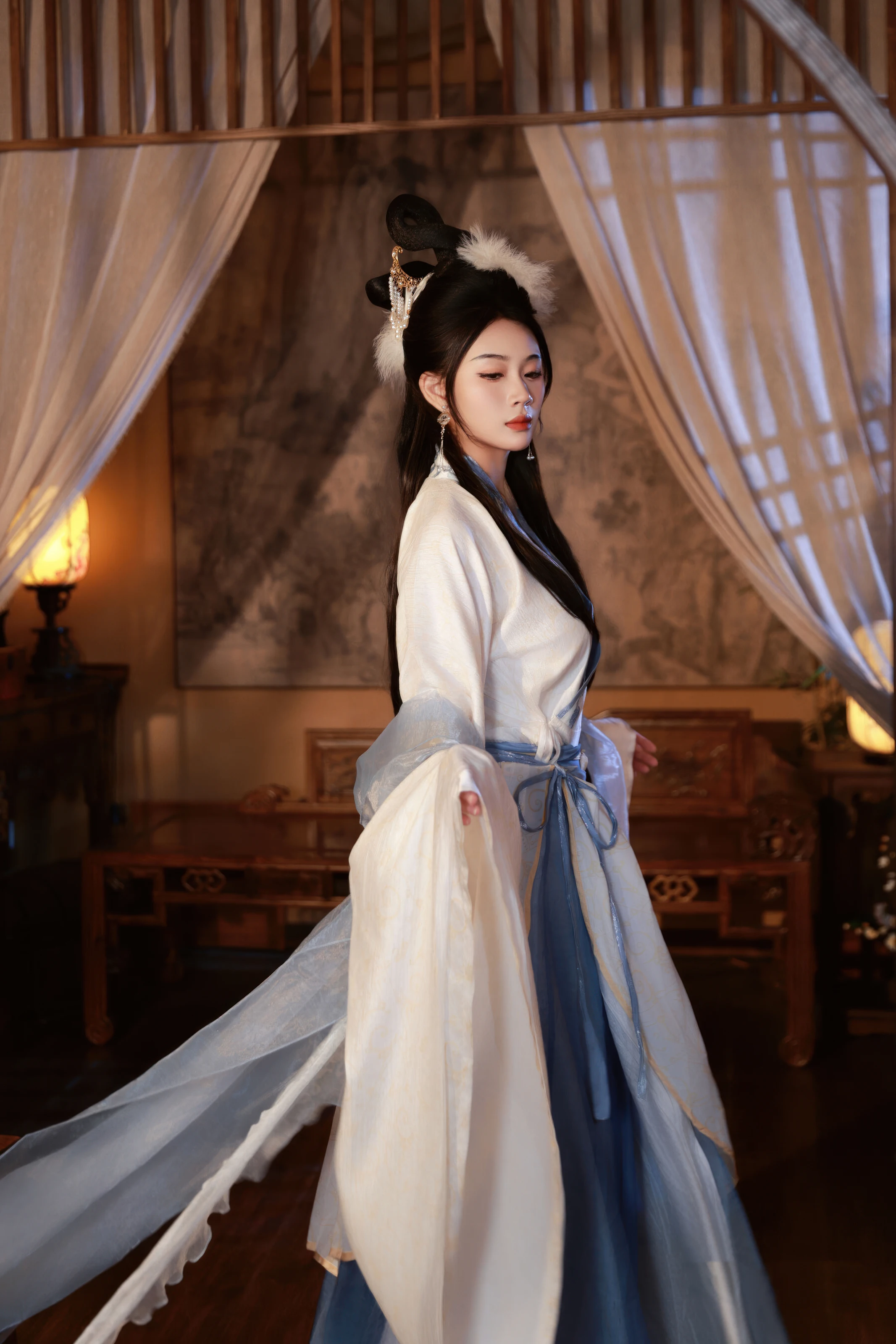 XiuRen 内购版 No. 10835 南乔 古风汉服·嫦娥 [114P]插图5
