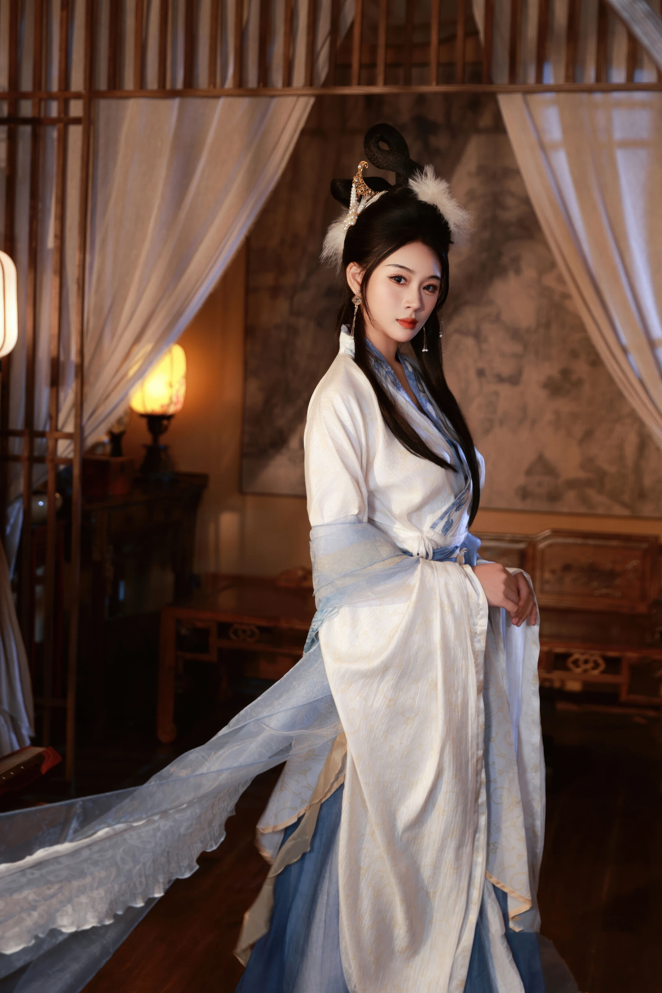 XiuRen 内购版 No. 10835 南乔 古风汉服·嫦娥 [114P]插图6