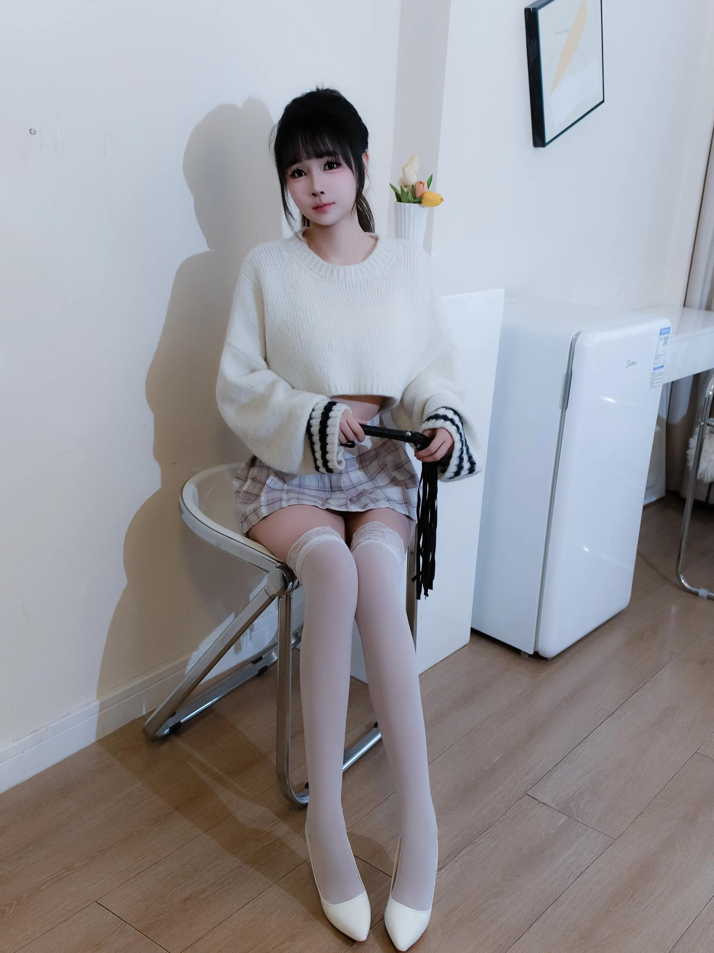 XiuRen 内购版 No.11196 沈蜜儿 白色毛衣 [58P]插图6