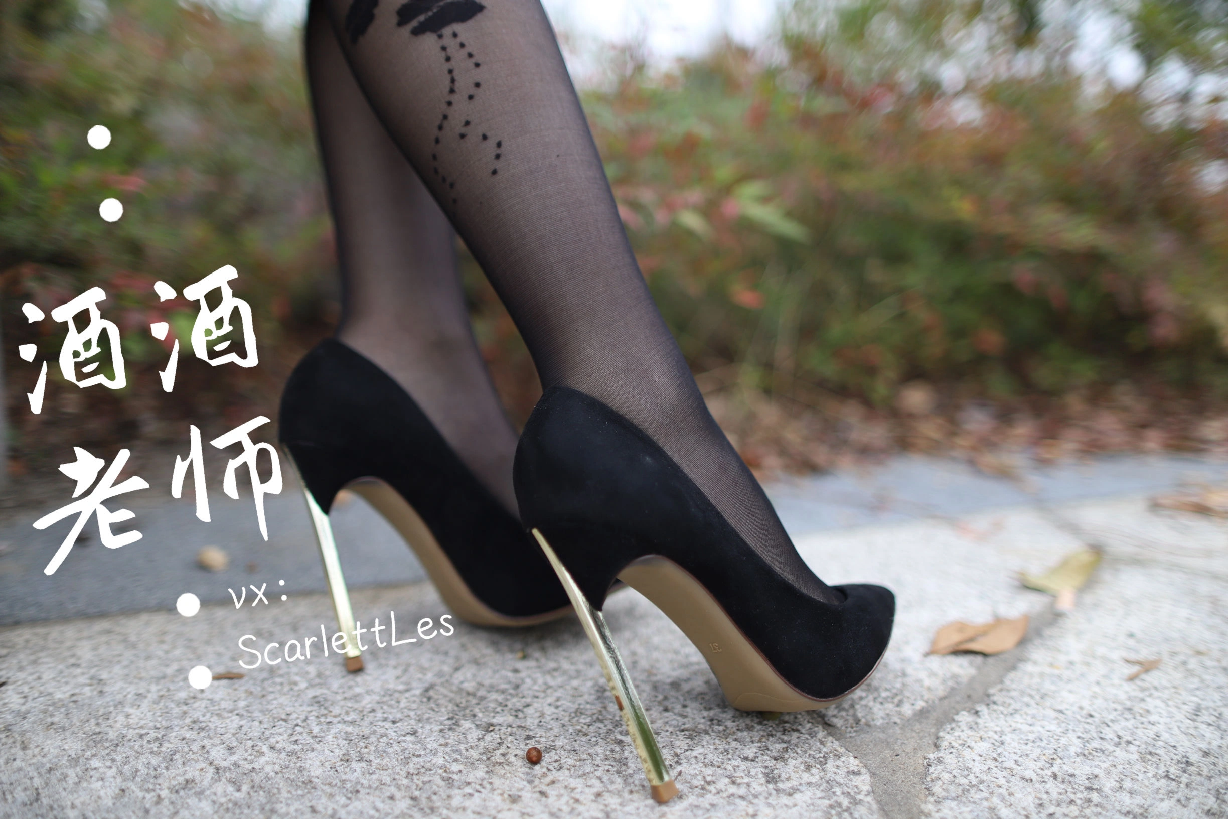 酒酒老师 – 上课前误穿黒丝插图4