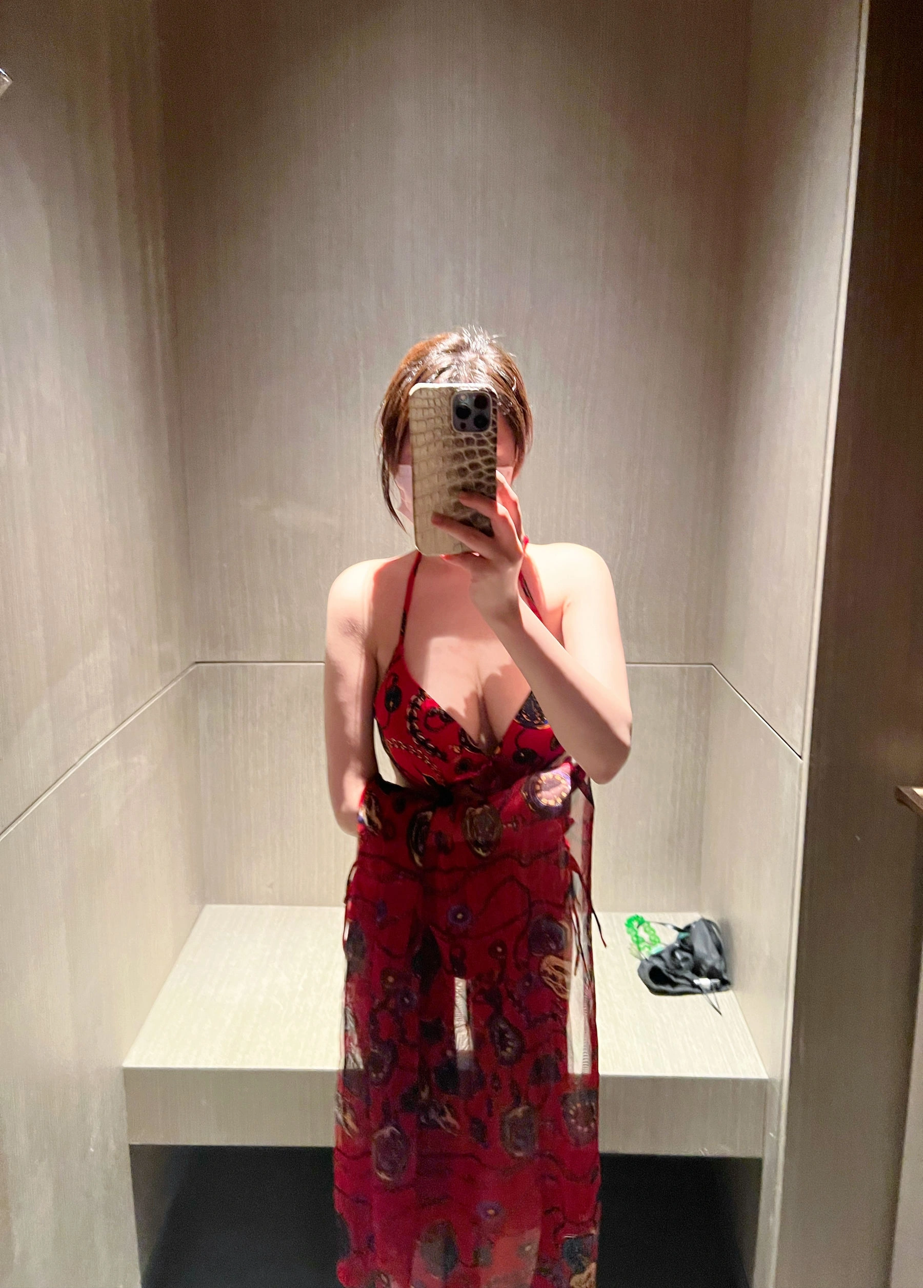 奔跑的晶骡儿 – 红色内衣插图5