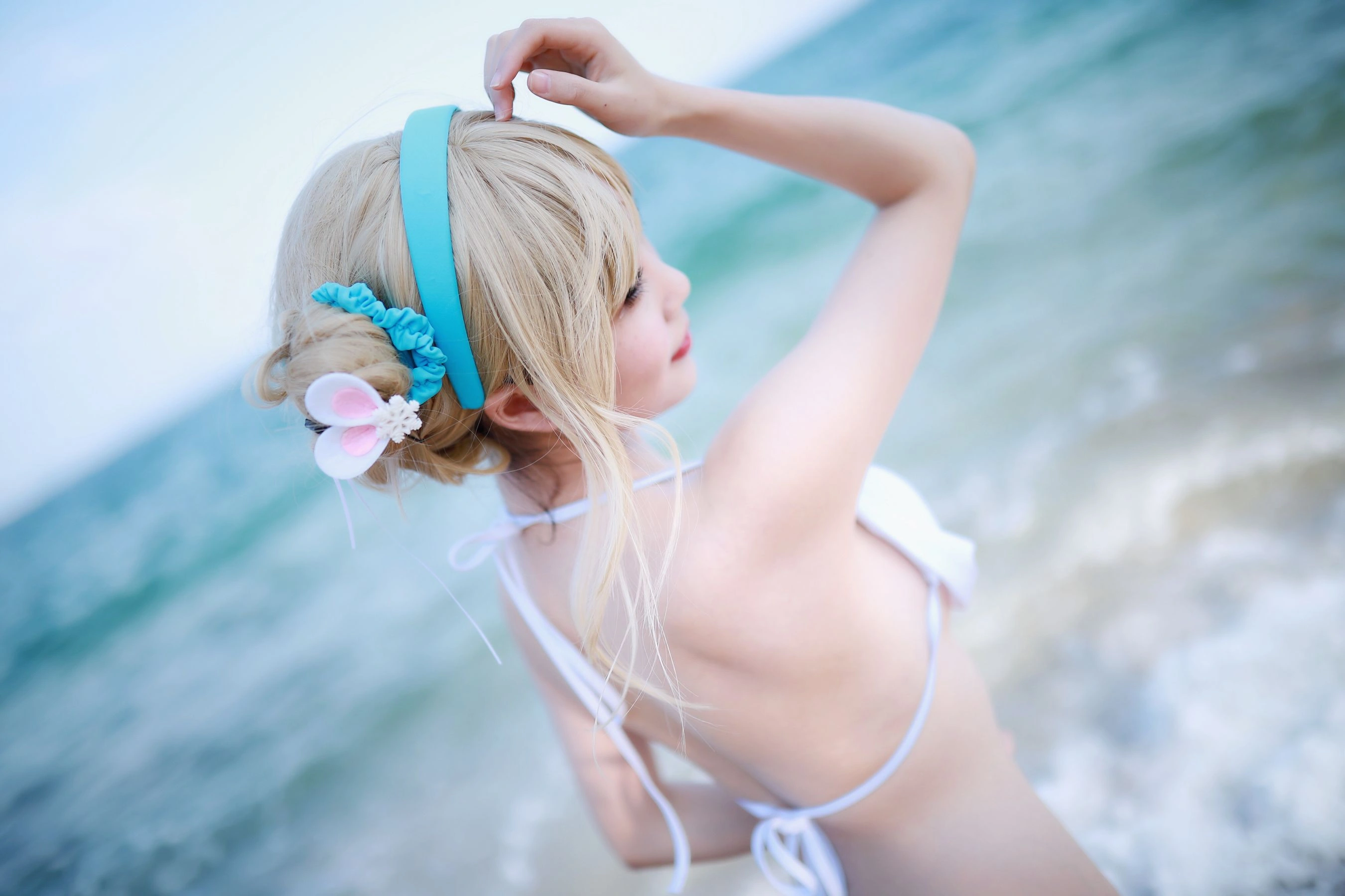 抖娘-利世图集 – 海边索米插图1