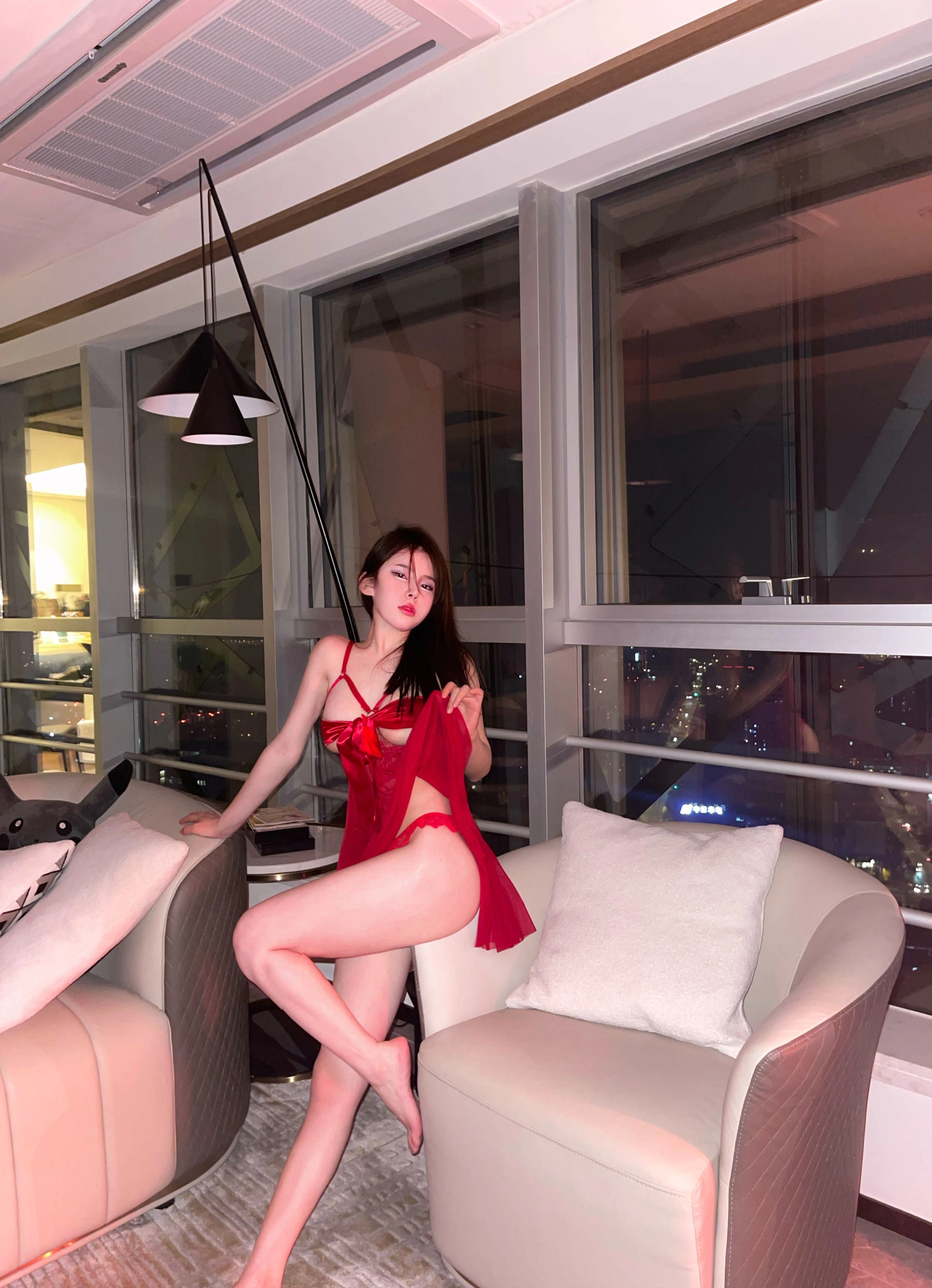 奔跑的晶骡儿 – 红裙插图27