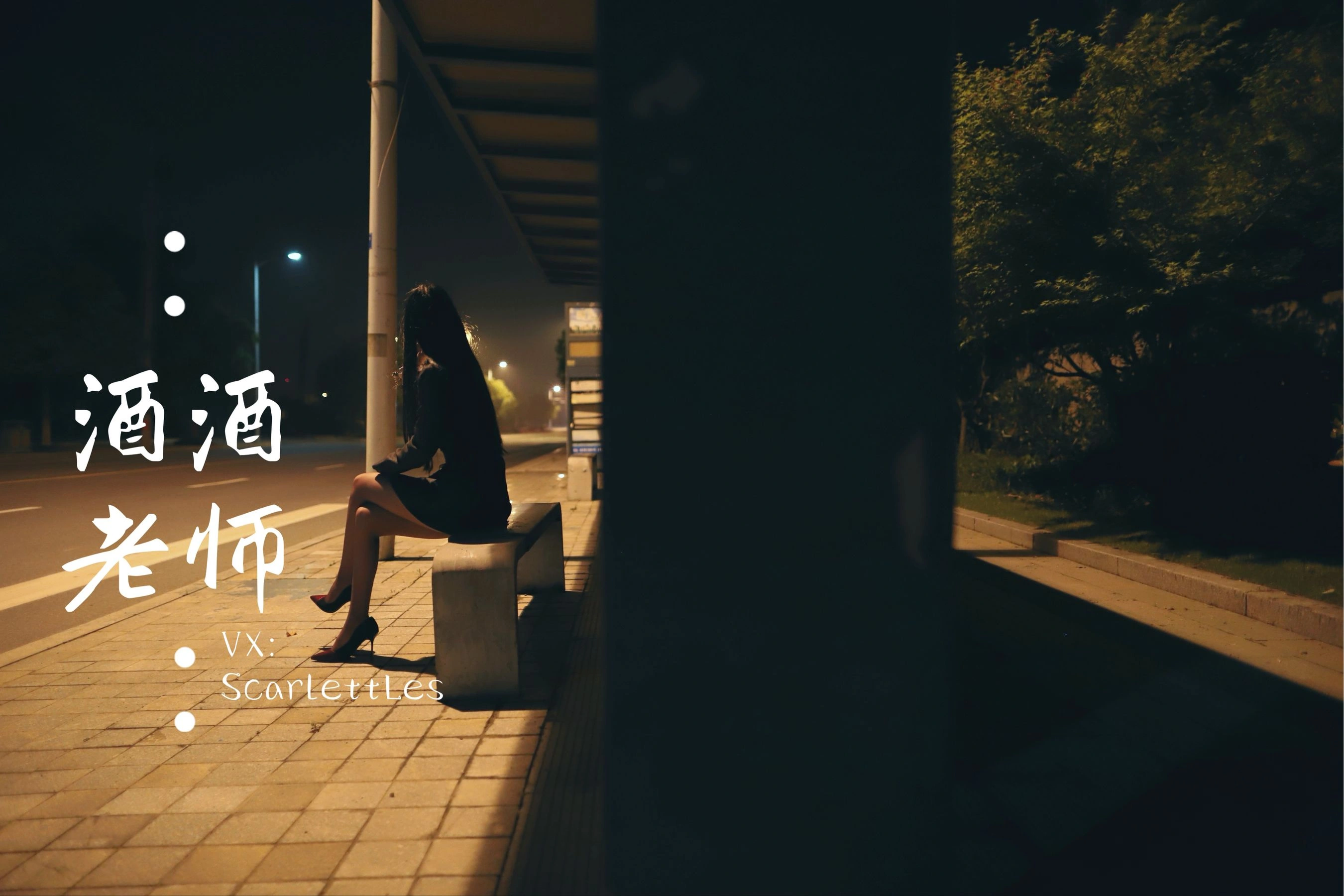 酒酒老师 – 司机先生，喜欢紫色丝吗？插图41