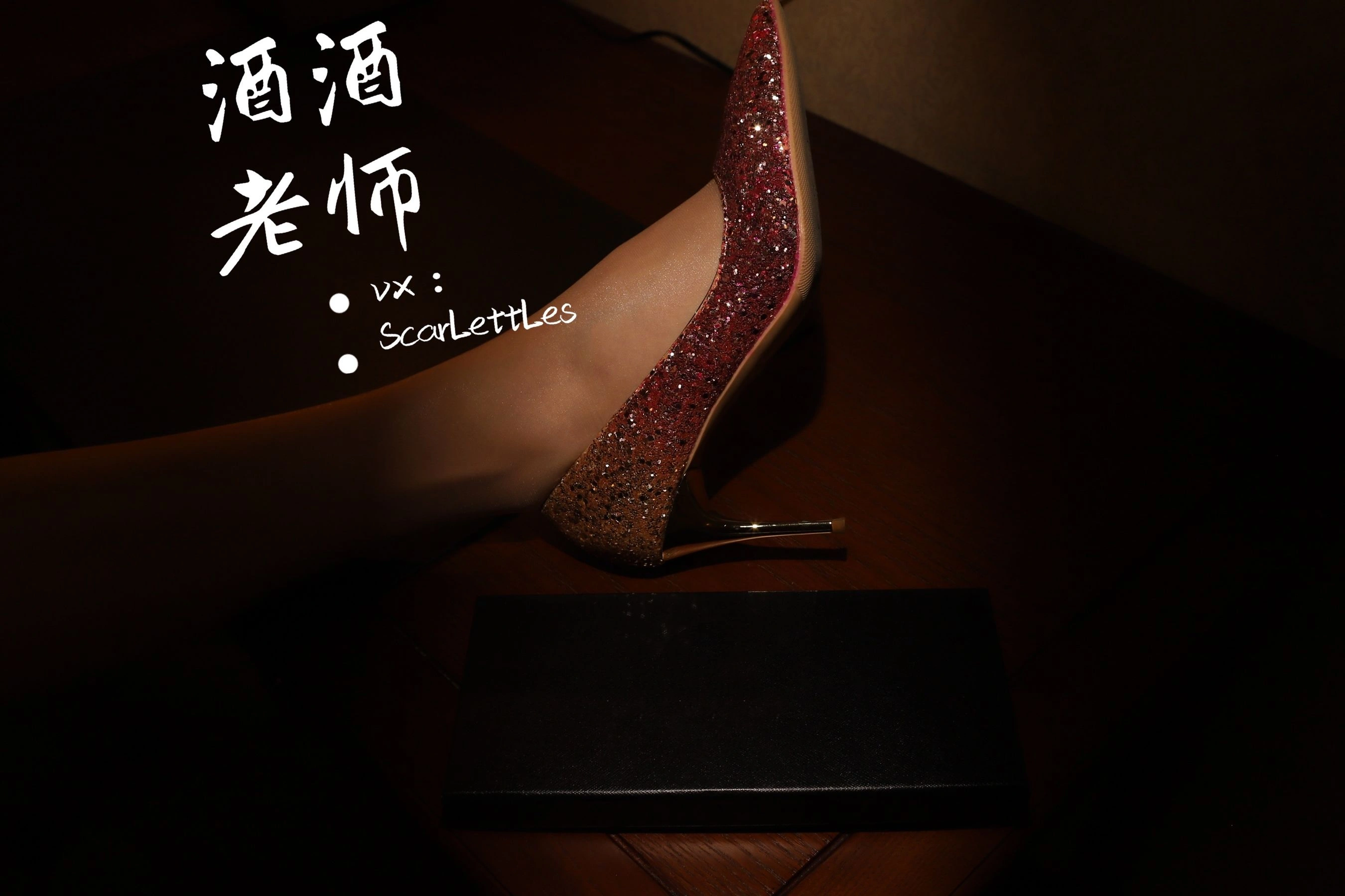 酒酒老师 – 旗袍裙下的银河丝插图28