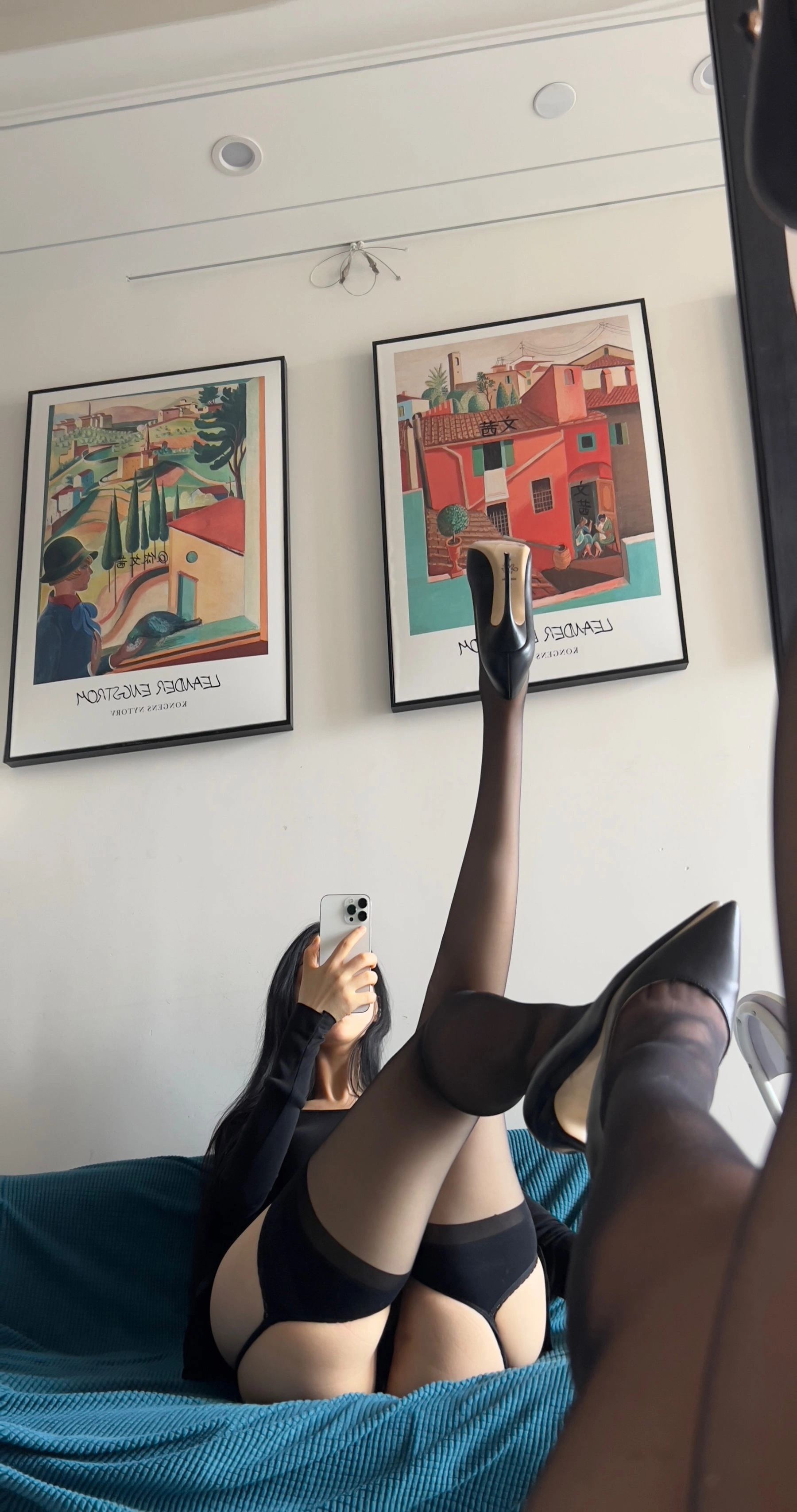 Cool文茜 – 吊带黑色插图5