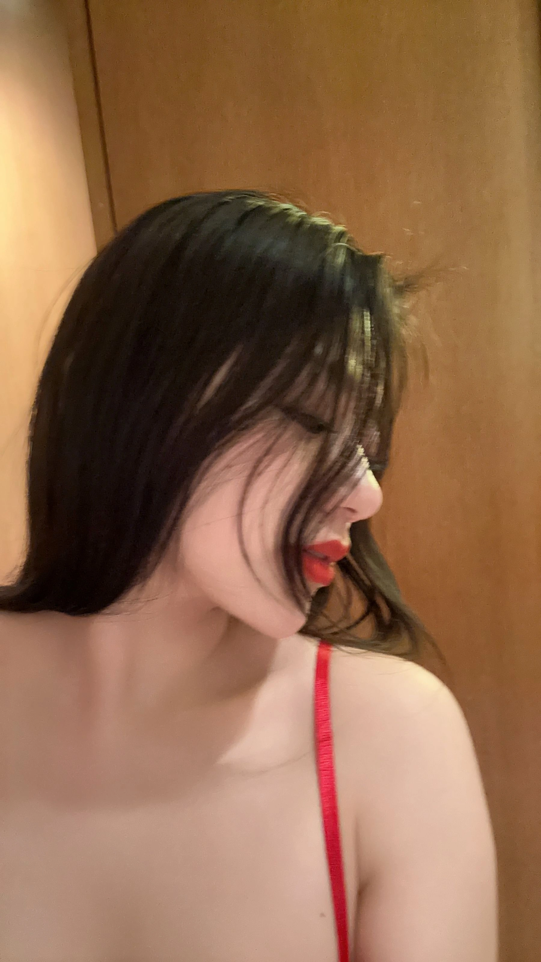 奶宝妹纸 – 红色蕾丝插图3