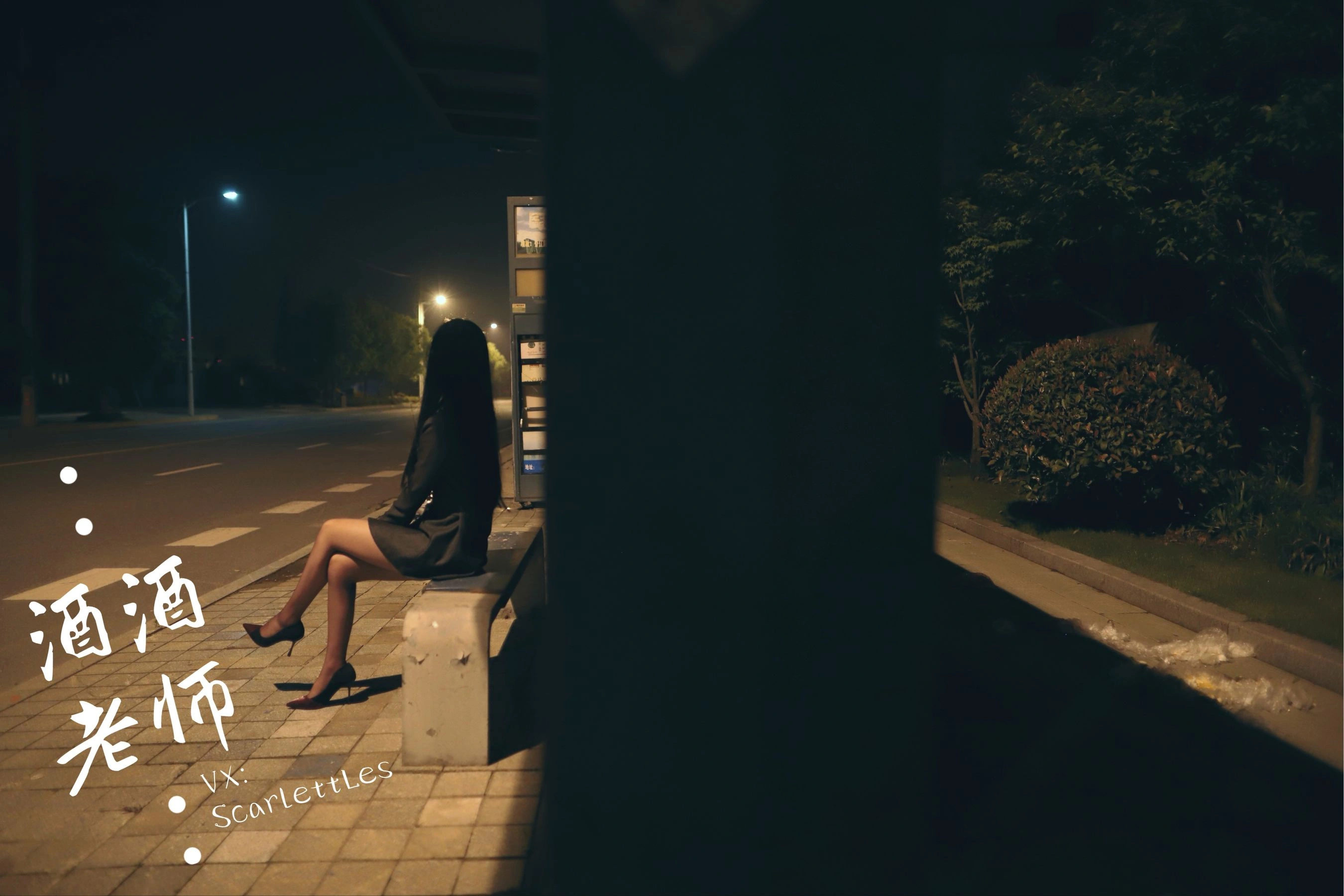 酒酒老师 – 司机先生，喜欢紫色丝吗？插图25