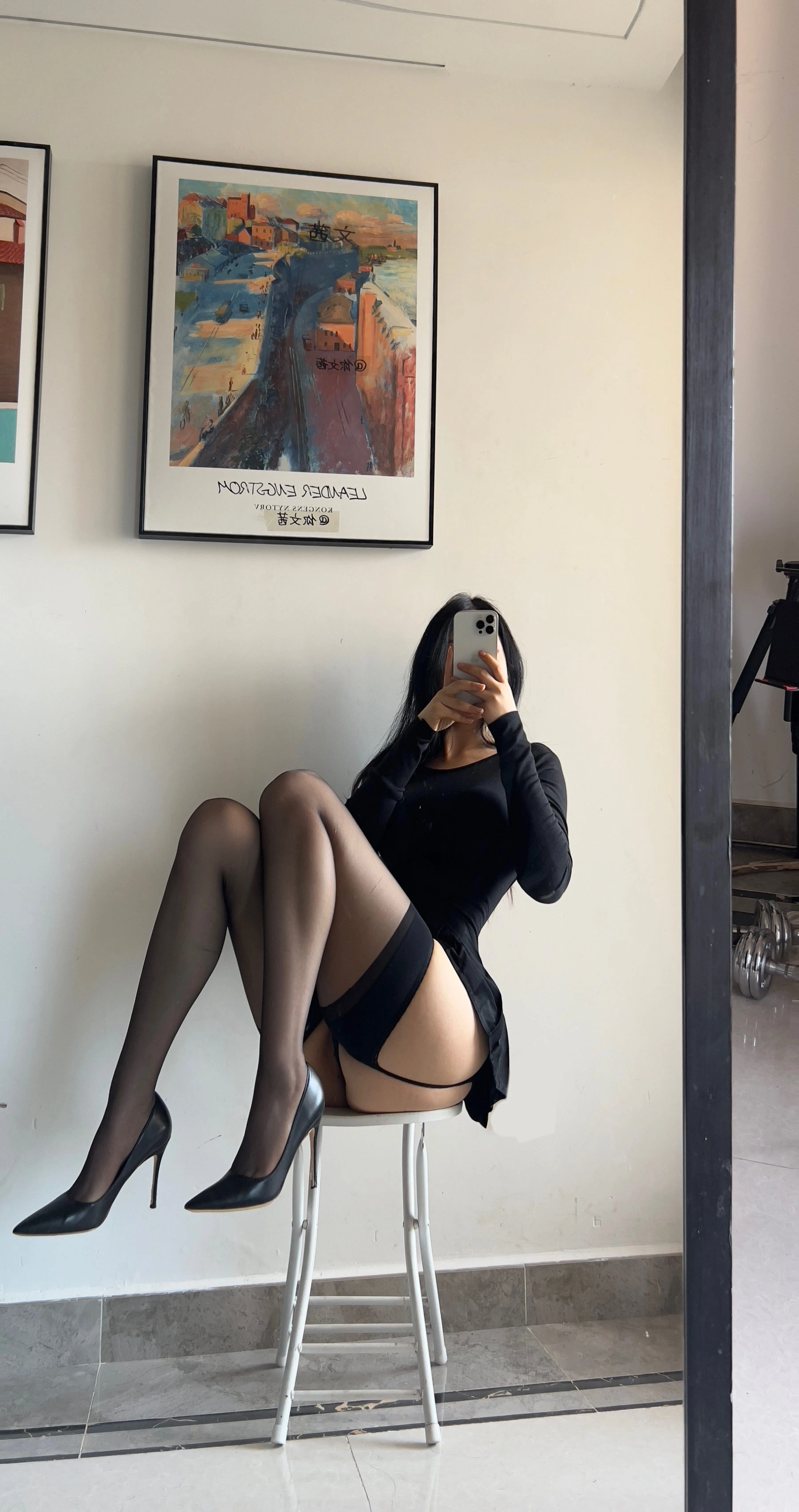 Cool文茜 – 吊带黑色插图16