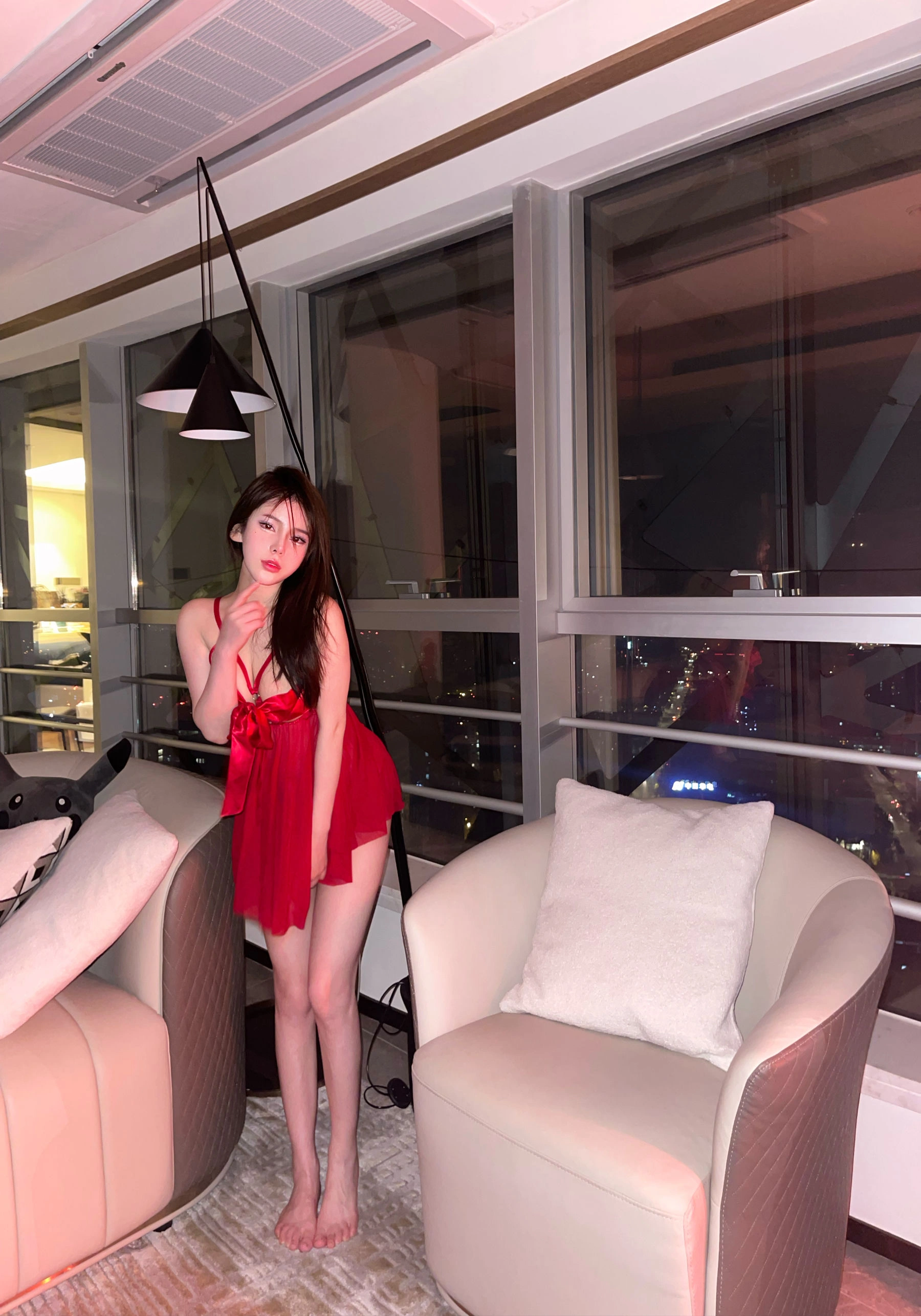 奔跑的晶骡儿 – 红裙插图23