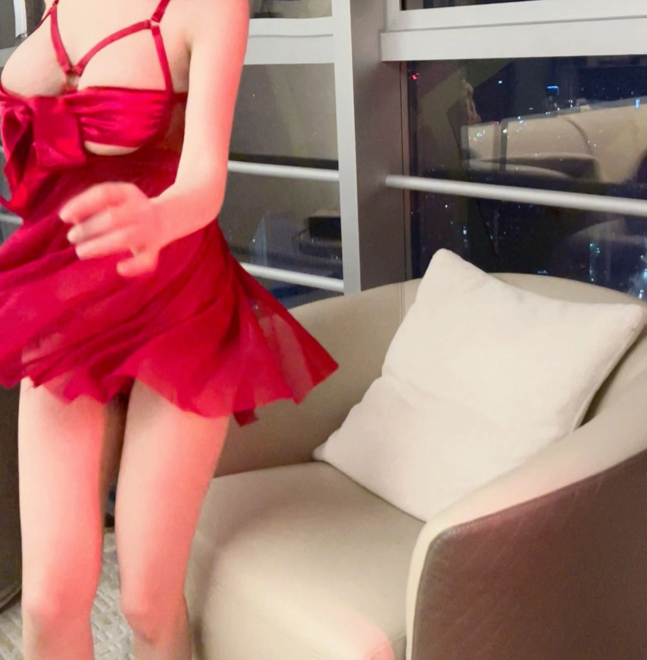 奔跑的晶骡儿 – 红裙插图35