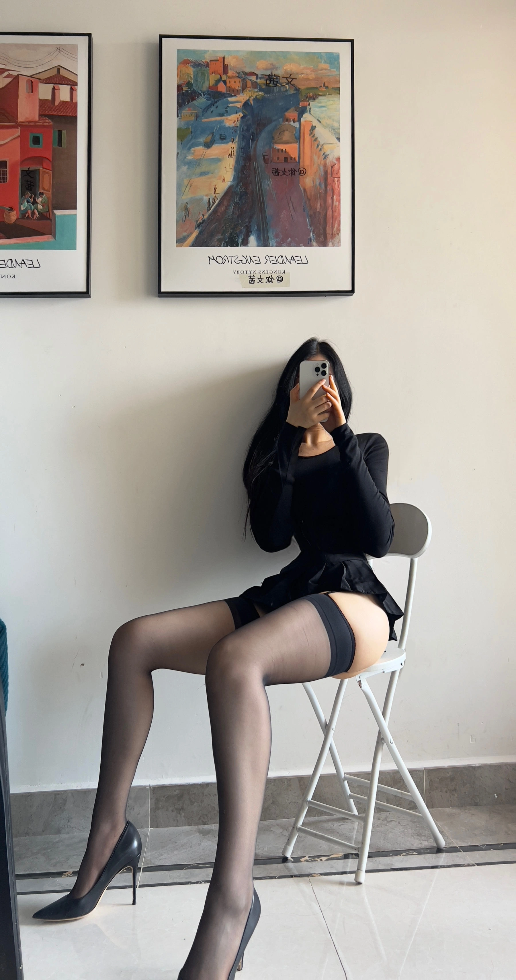 Cool文茜 – 吊带黑色插图8