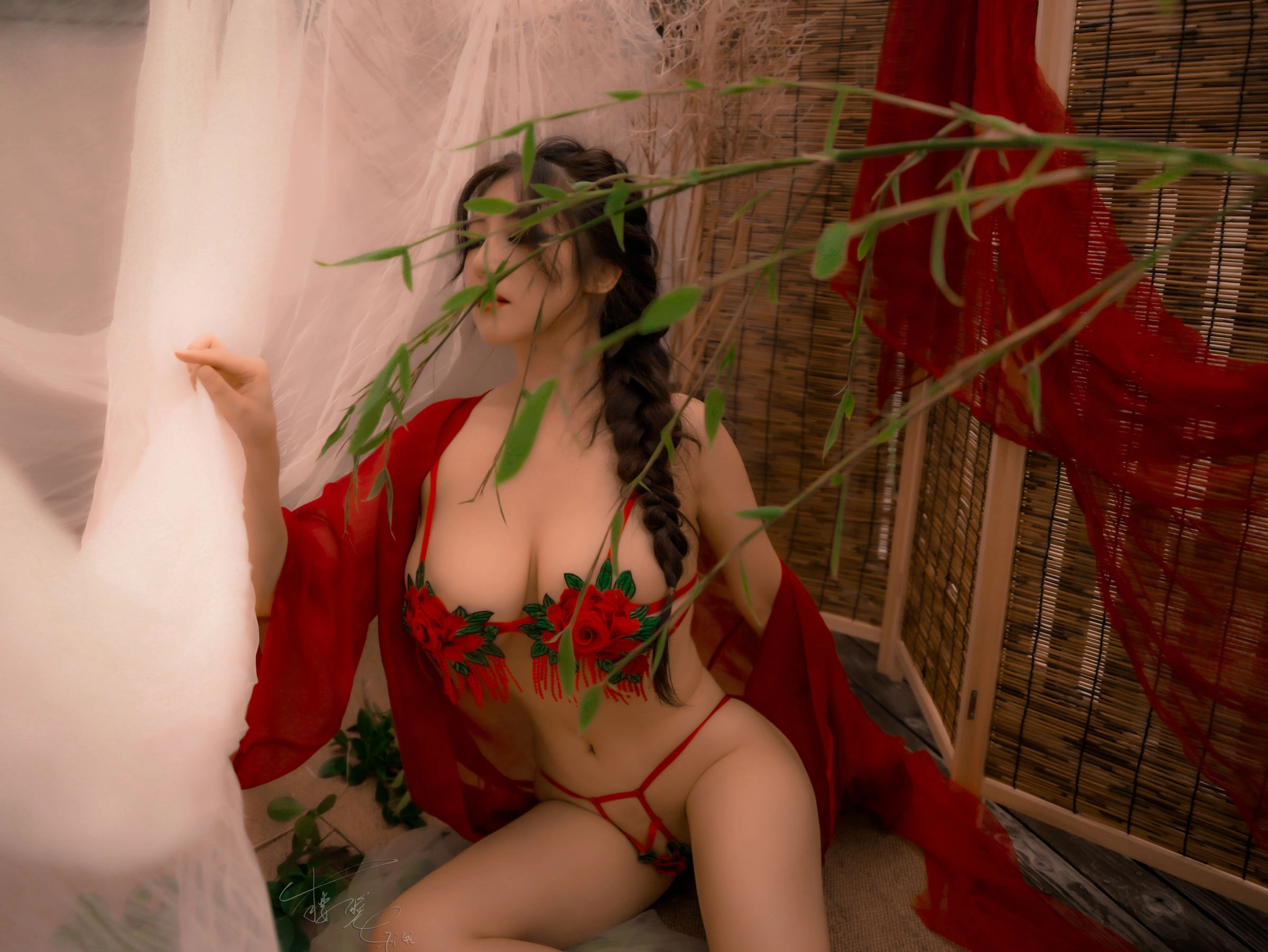 网络红人樱晚gigi – 胭花|图集秀