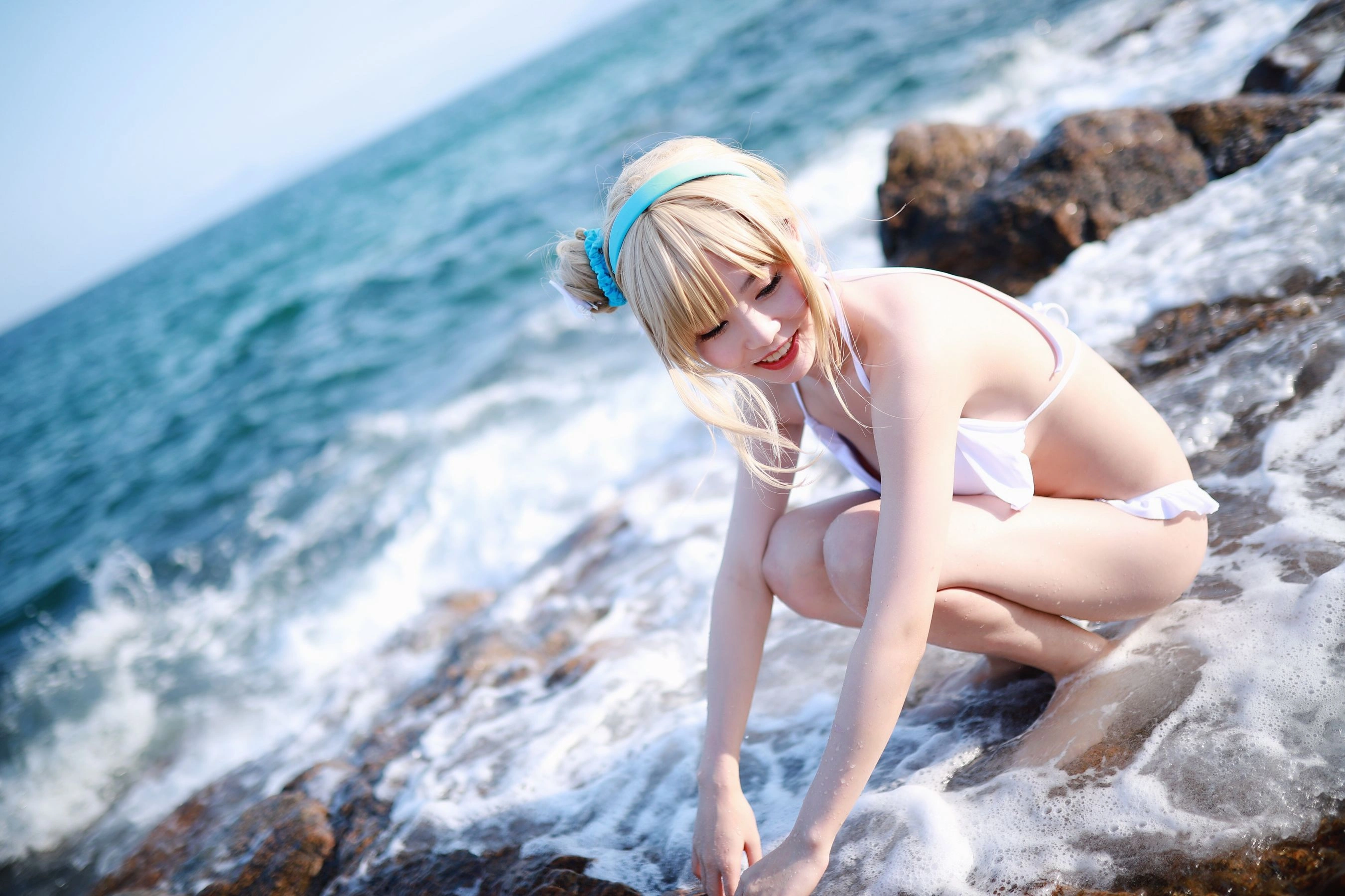 抖娘-利世图集 – 海边索米插图5