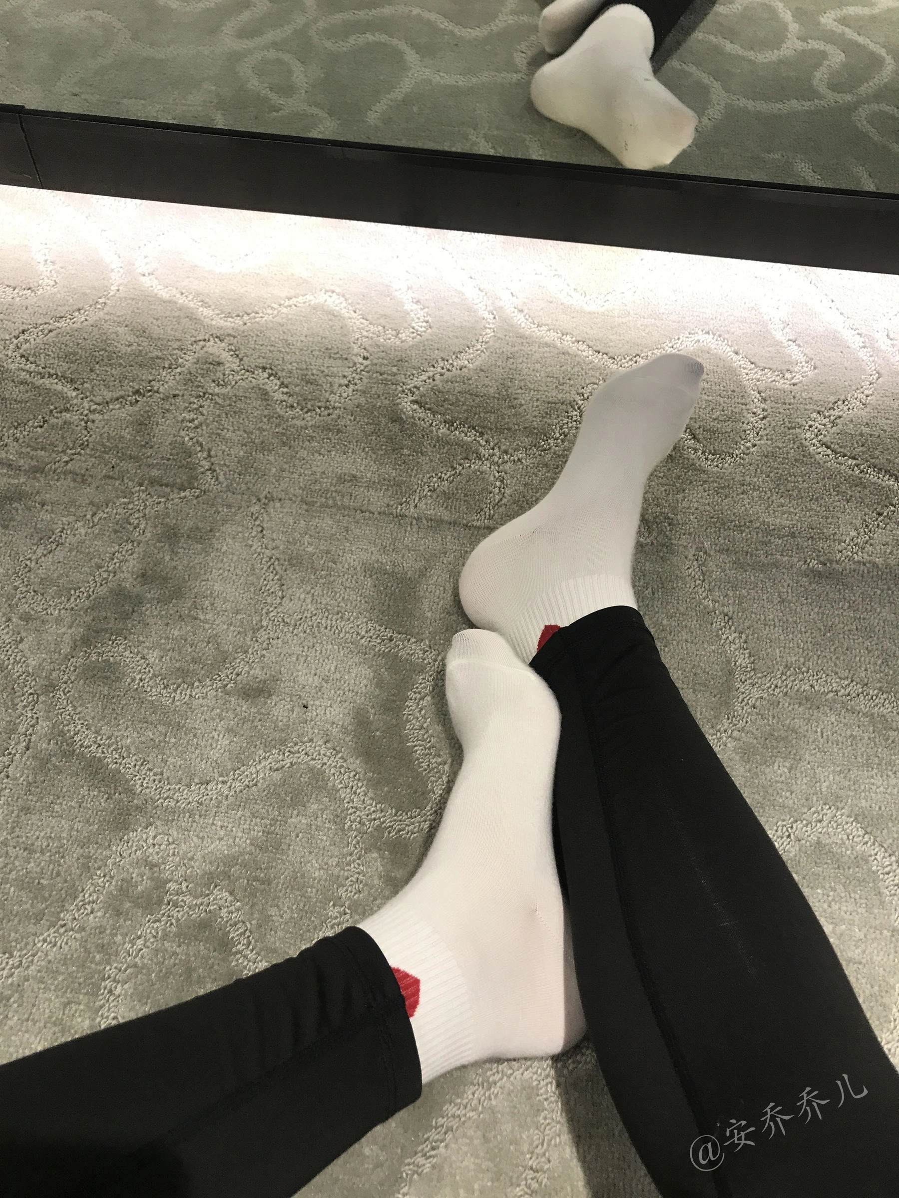 安乔乔儿(Nia乔乔) No.019 健身房白袜插图32