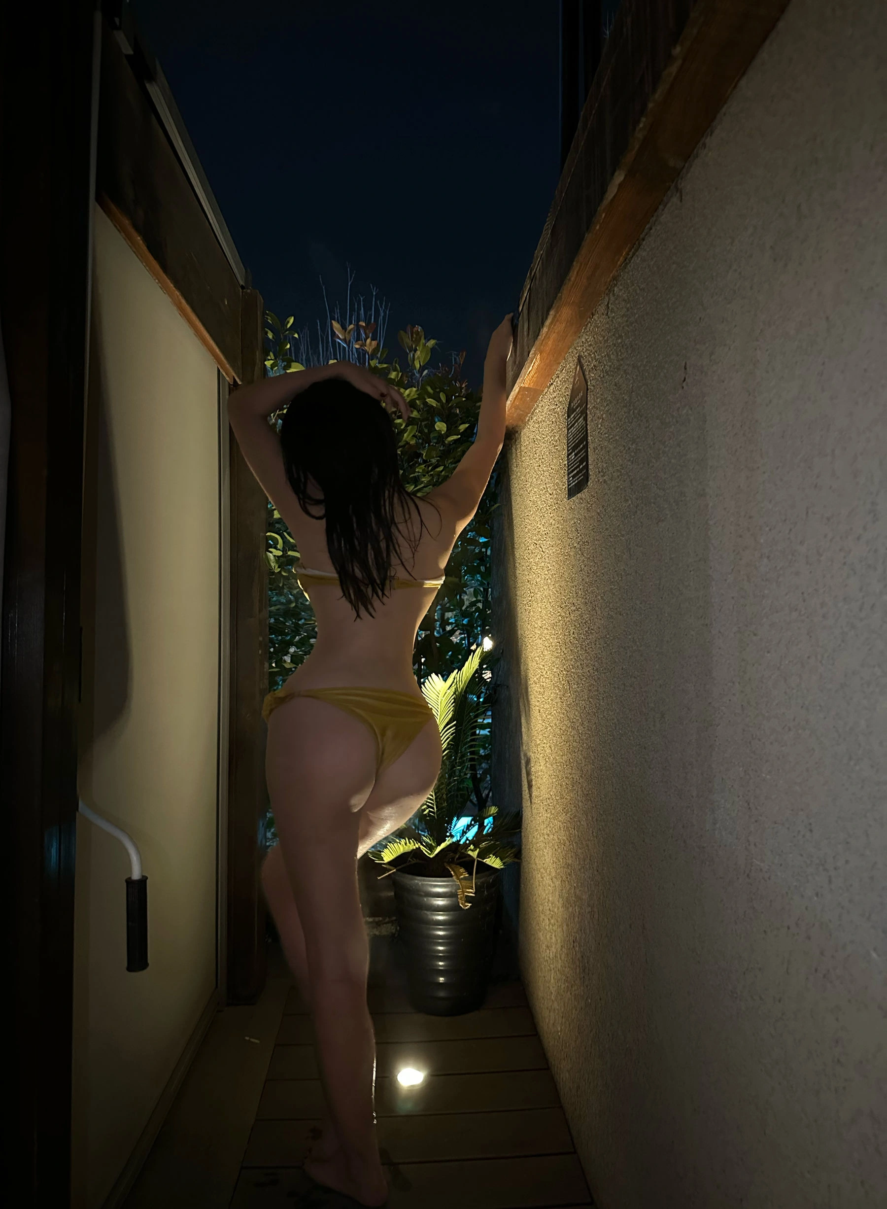 奶宝妹纸 – 深夜游泳池插图4