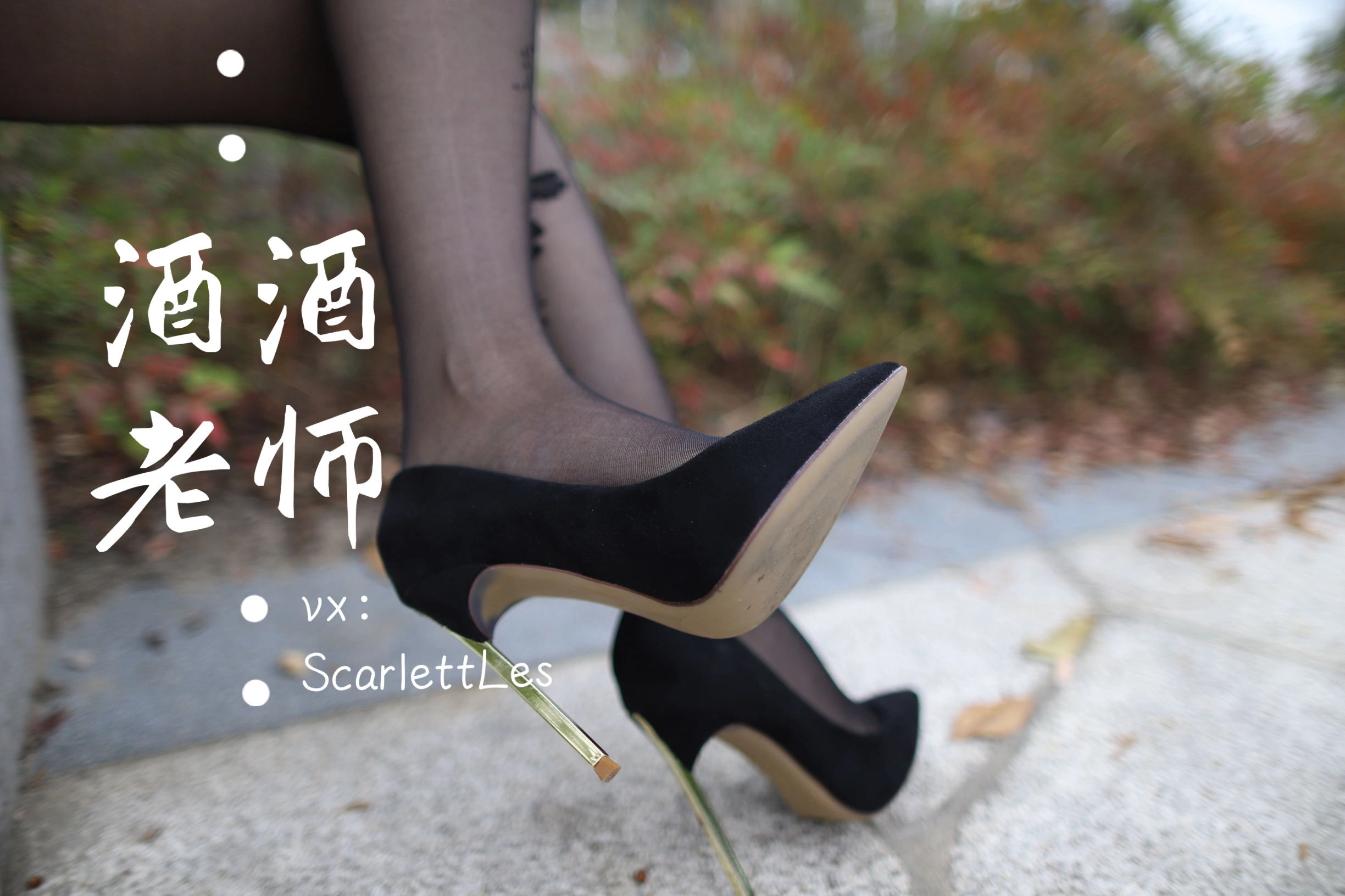 酒酒老师 – 上课前误穿黒丝插图1