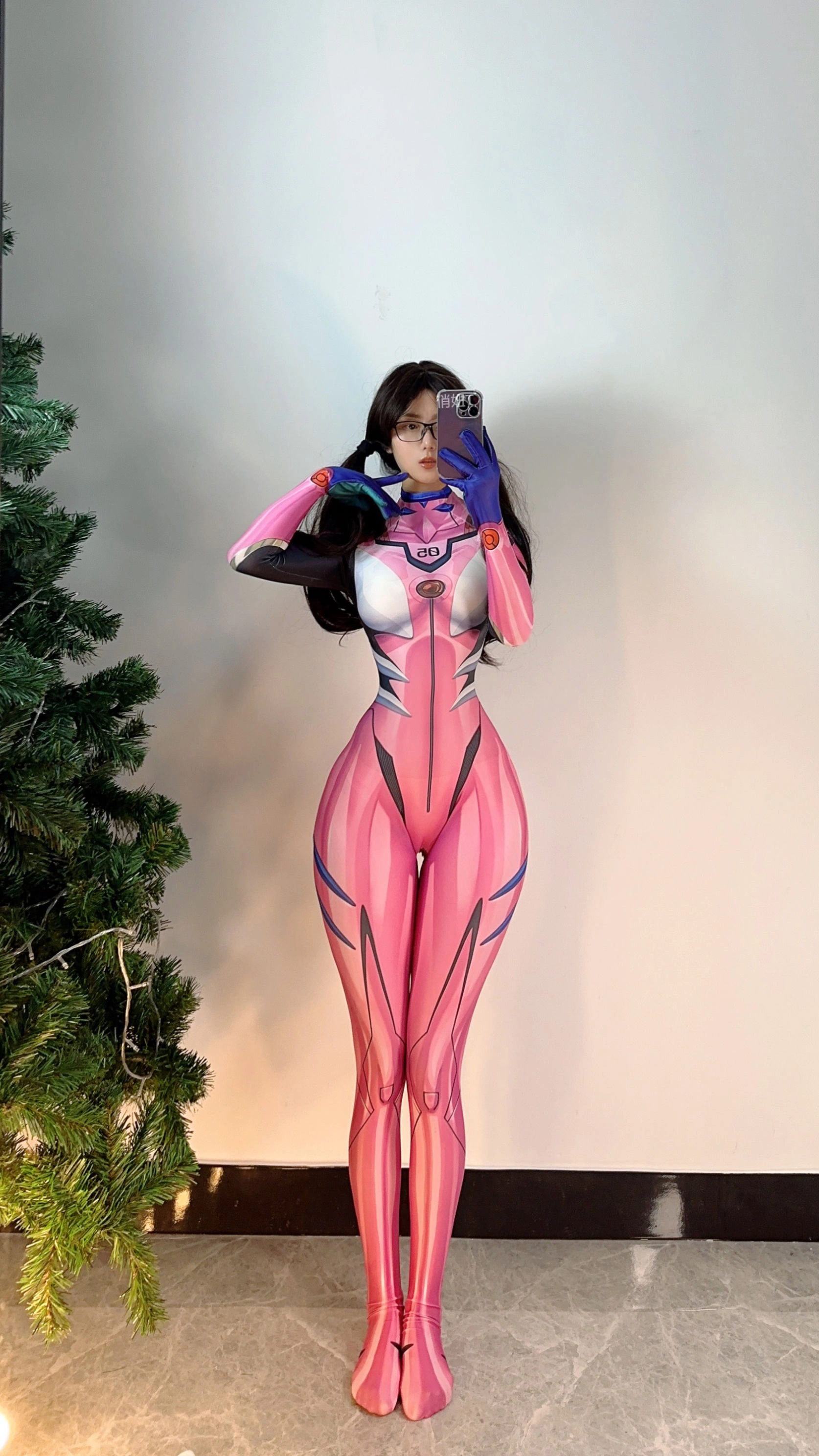 俏妞qiaoniuTT – 紧身连体插图1