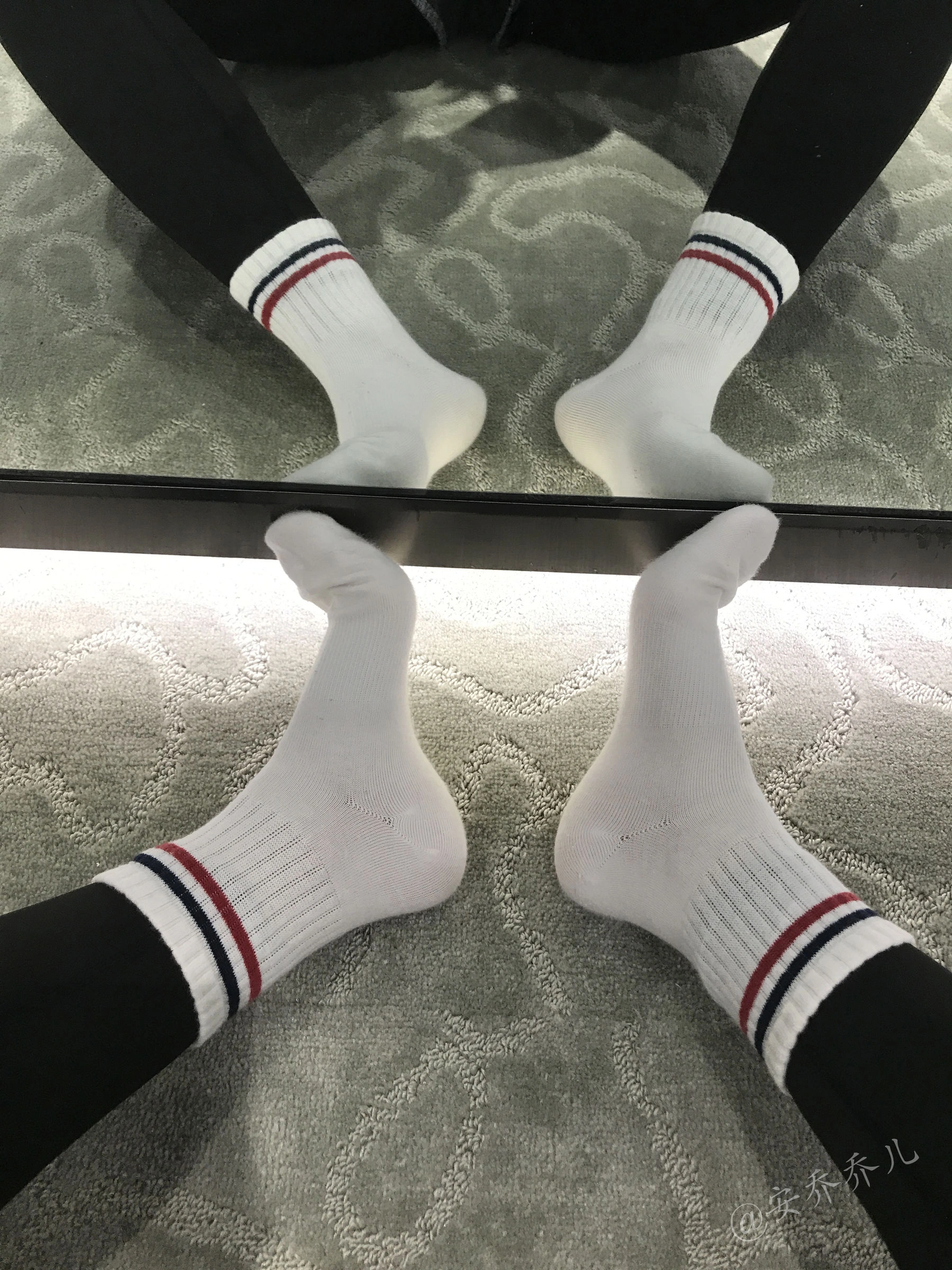 安乔乔儿(Nia乔乔) No.019 健身房白袜插图69