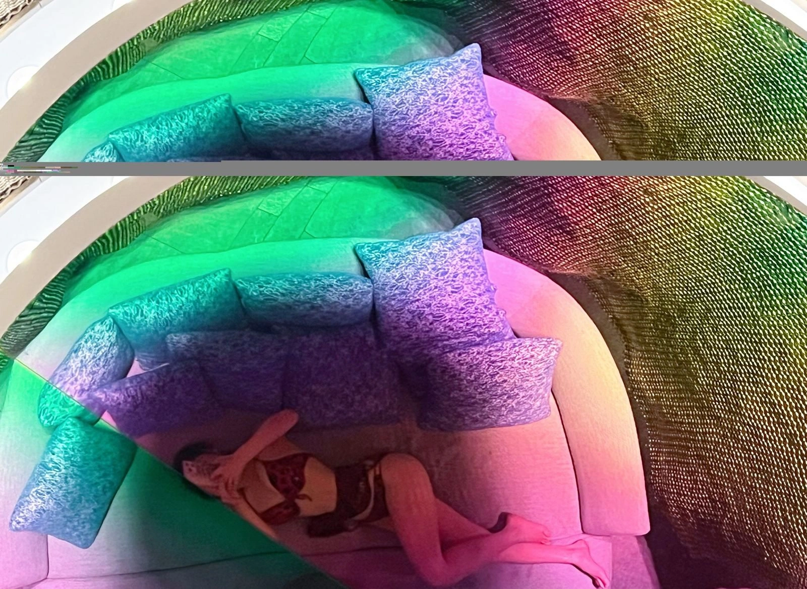 奔跑的晶骡儿 – 红色内衣插图1