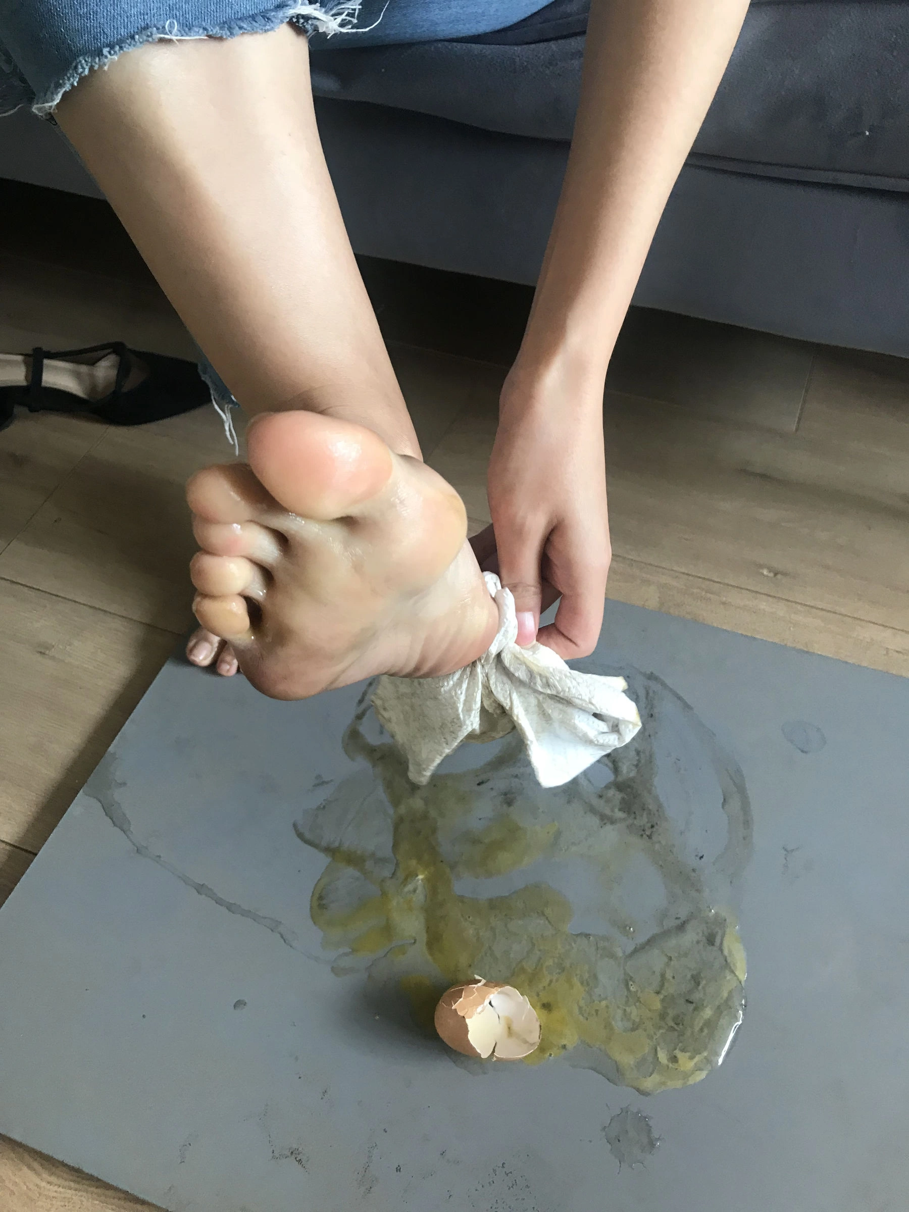 安乔乔儿(Nia乔乔) No.015 脏脚踩鸡蛋插图15